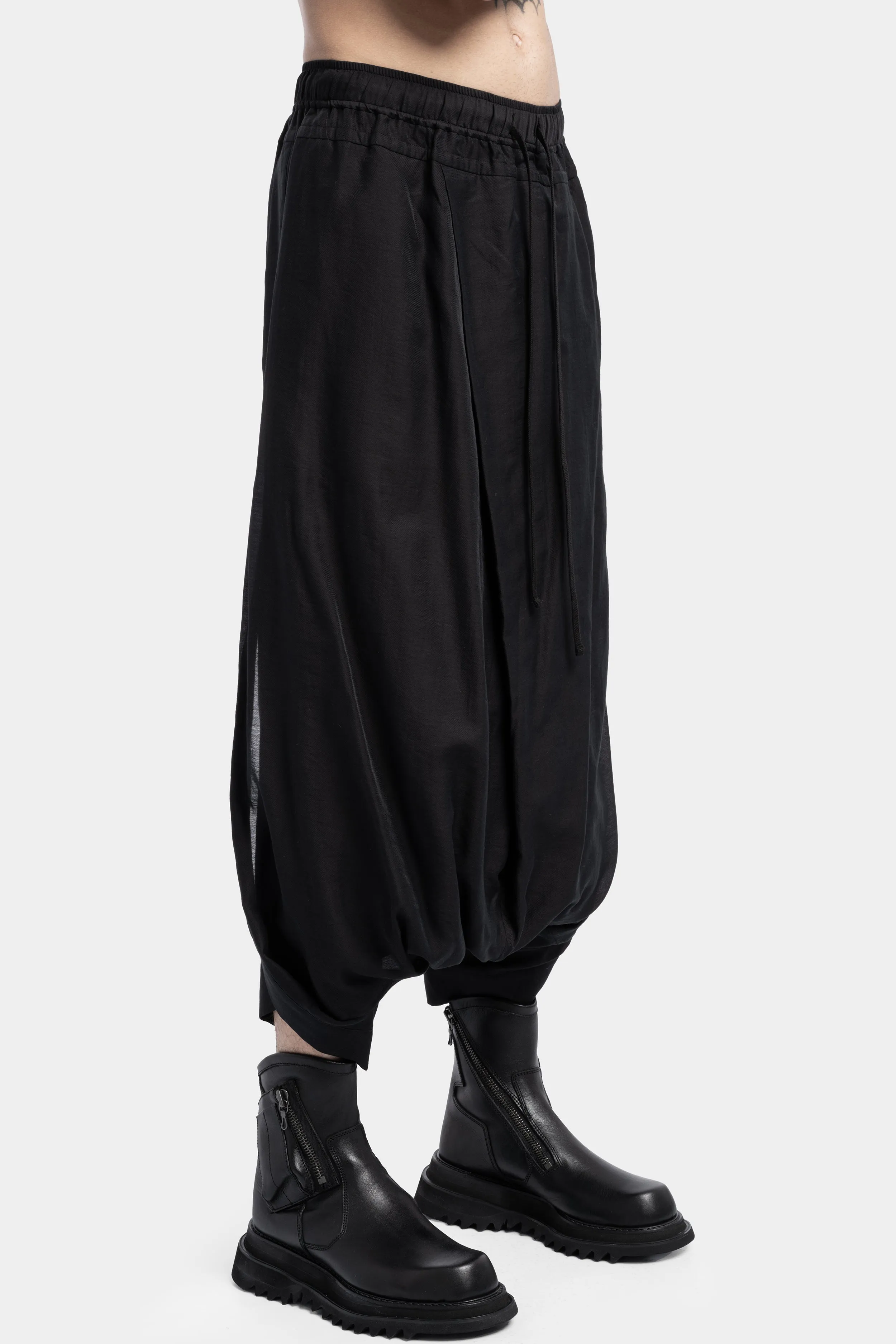 Draped Harem Pants