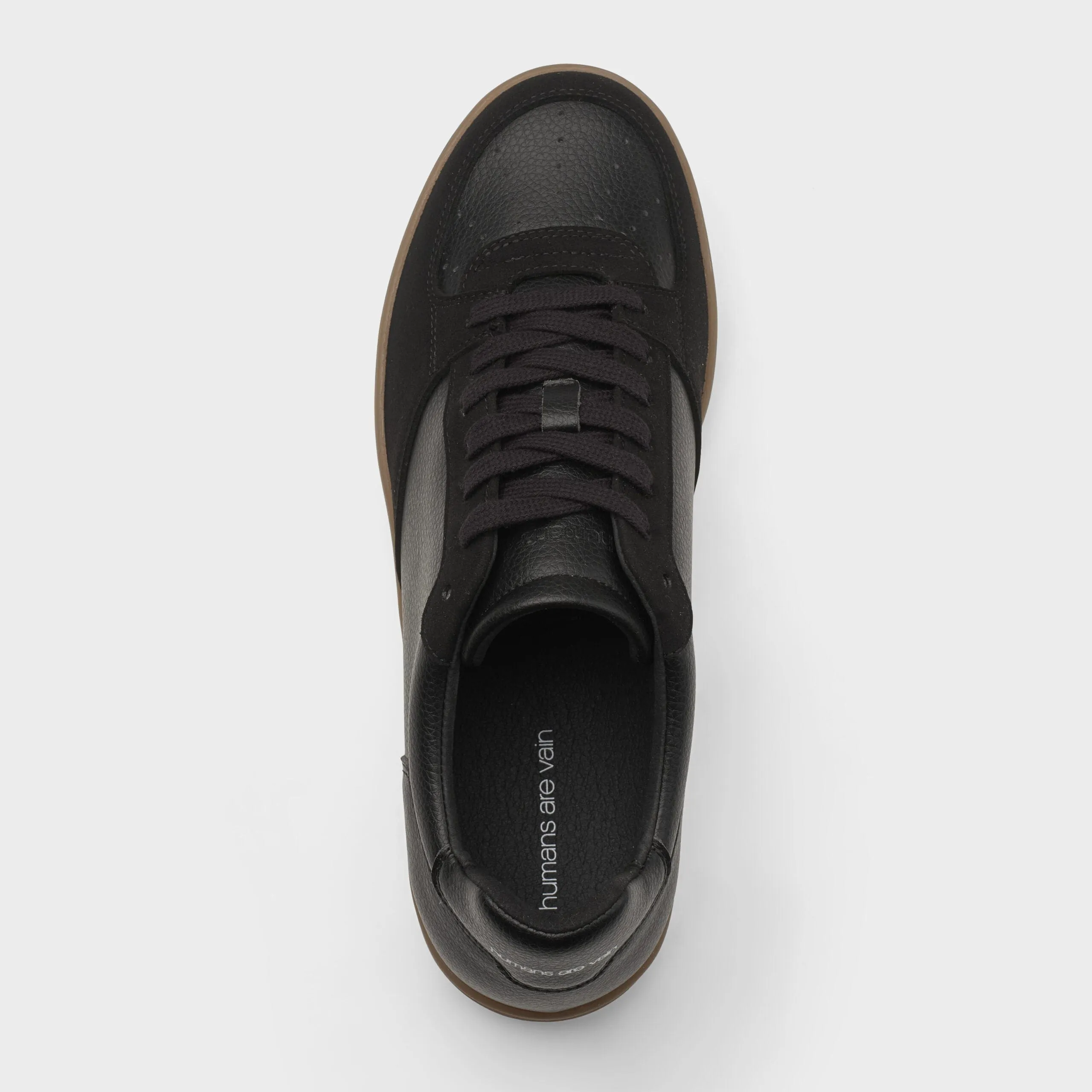 Eden V3 Sustainable Vegan Leather Unisex Trainer | Black