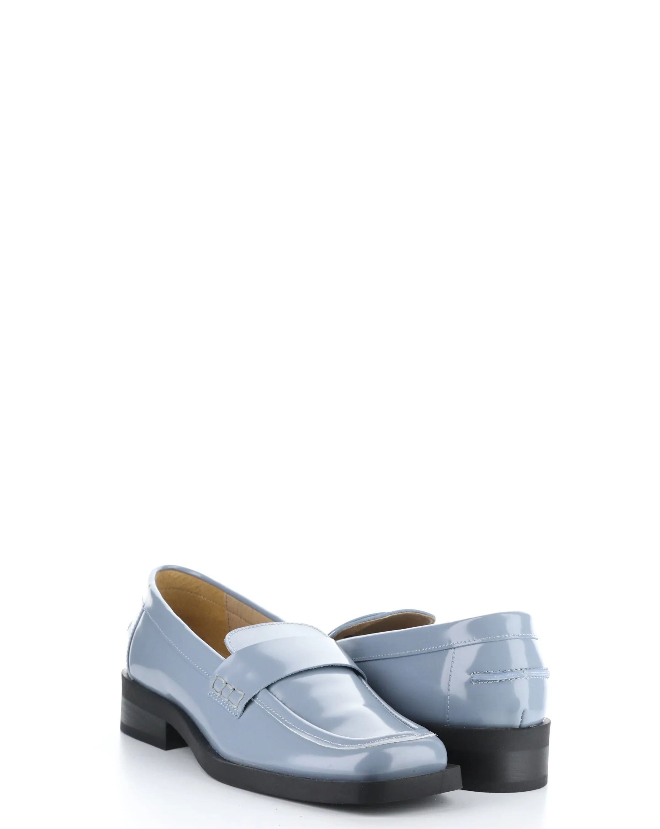 EMILY STEEL BLUE Round Toe Shoes