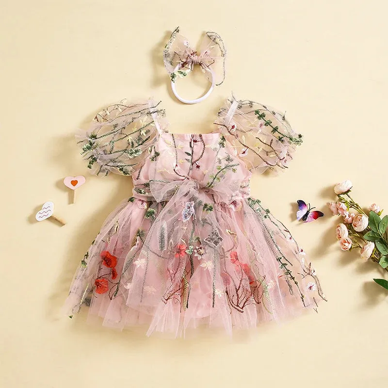 ENCHANTED FOREST Romper Dress with Headband