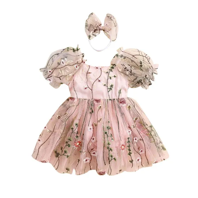 ENCHANTED FOREST Romper Dress with Headband