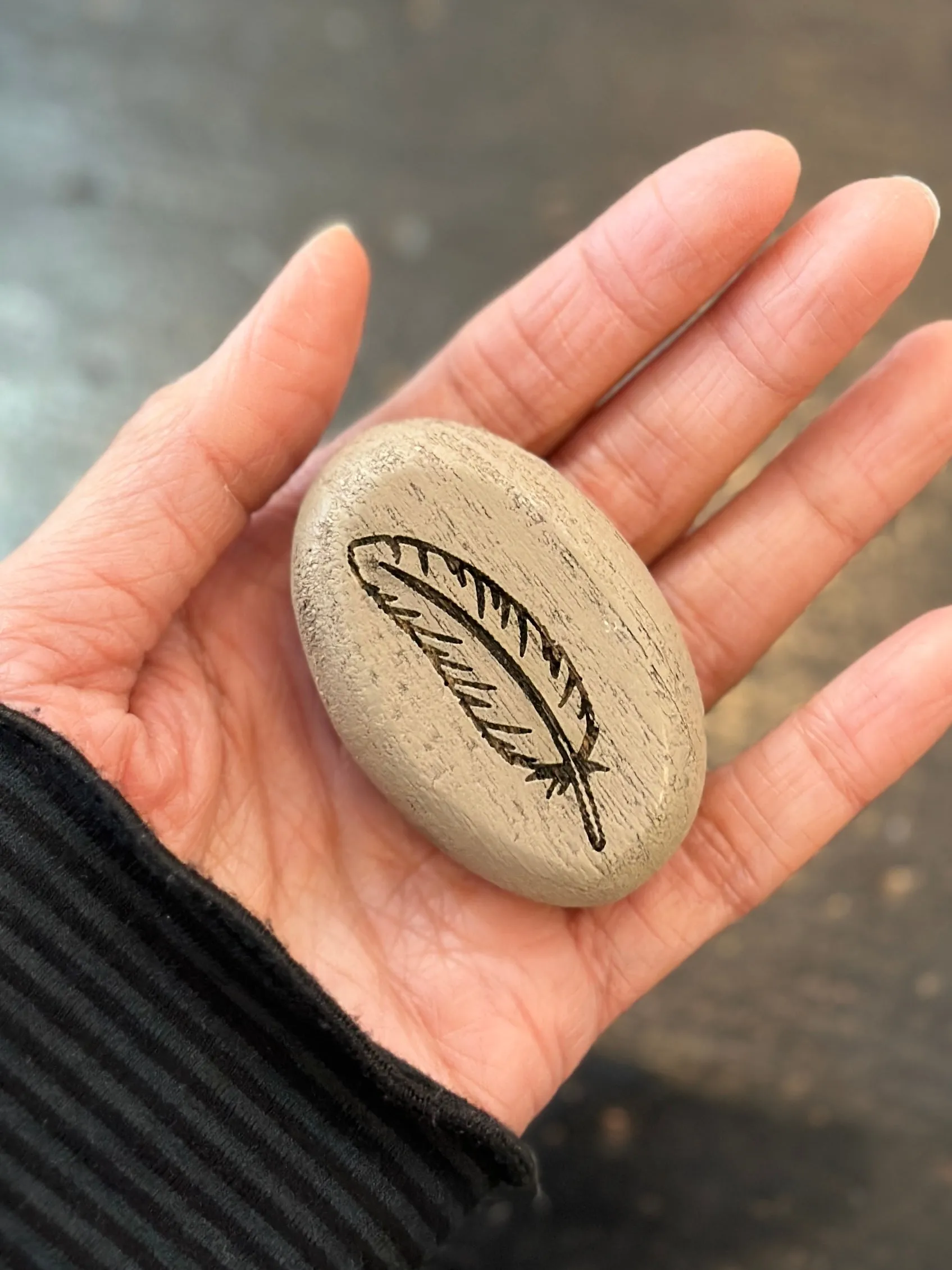 Engraved Wooden Pocket Token