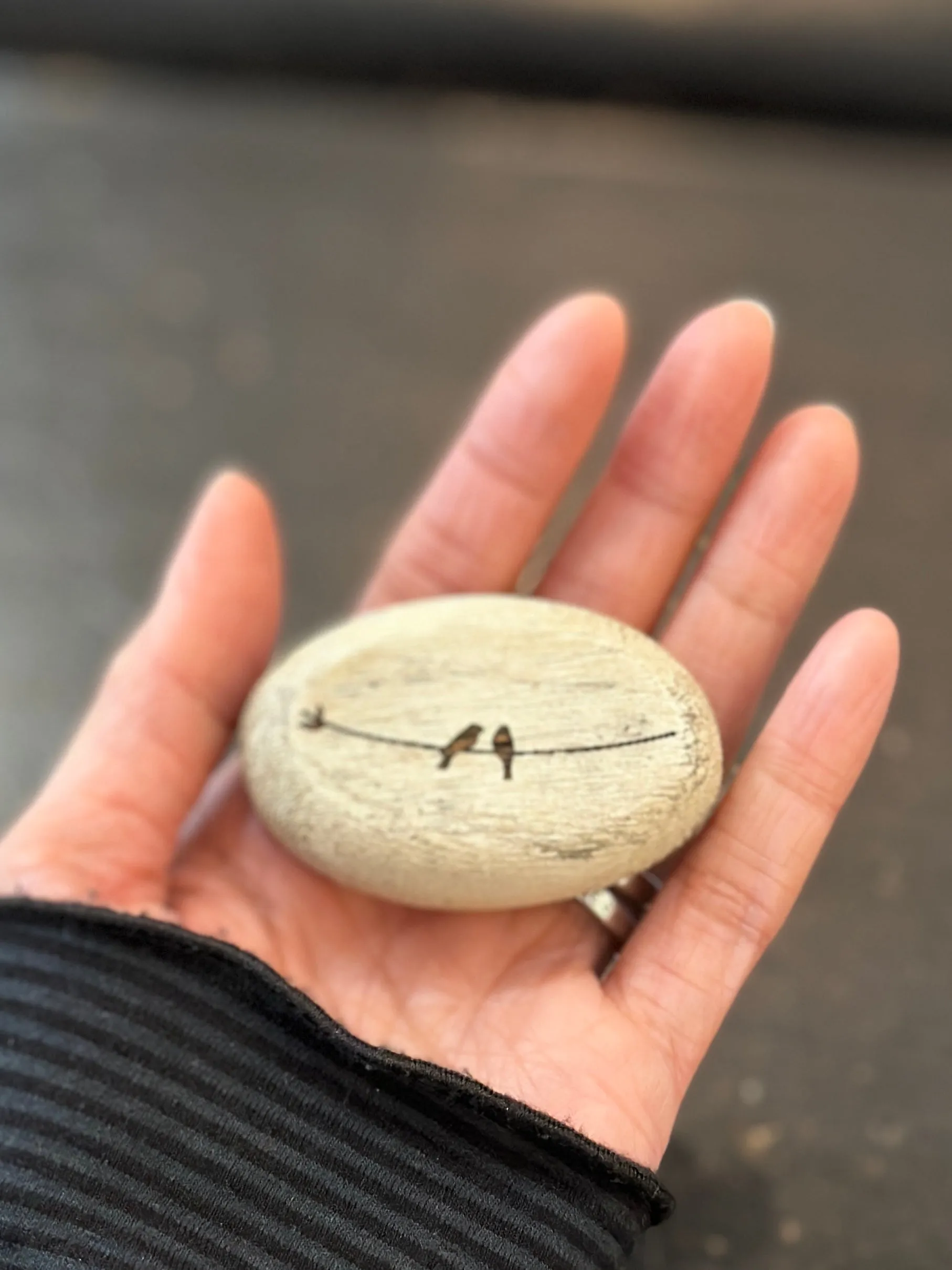 Engraved Wooden Pocket Token