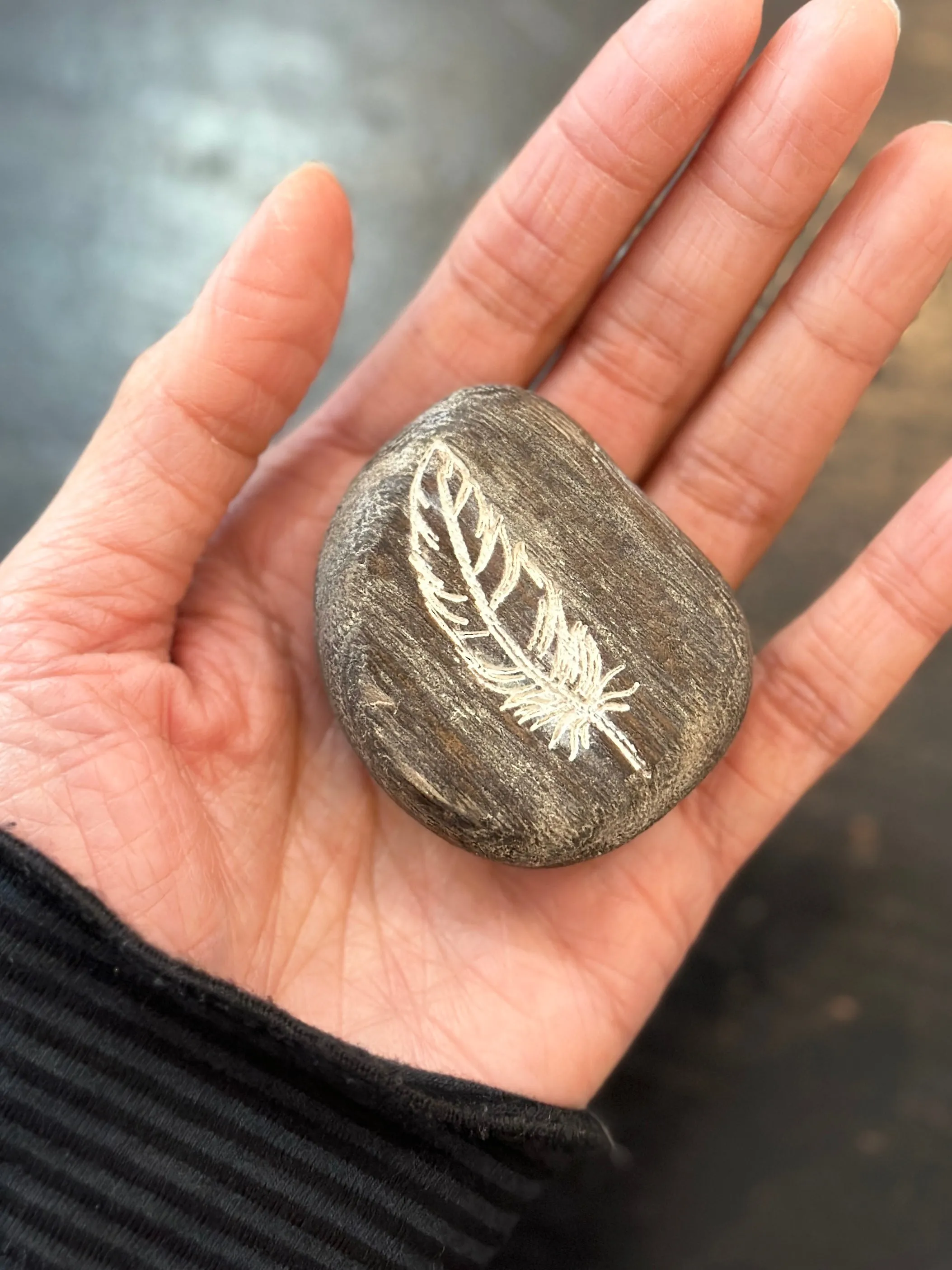 Engraved Wooden Pocket Token