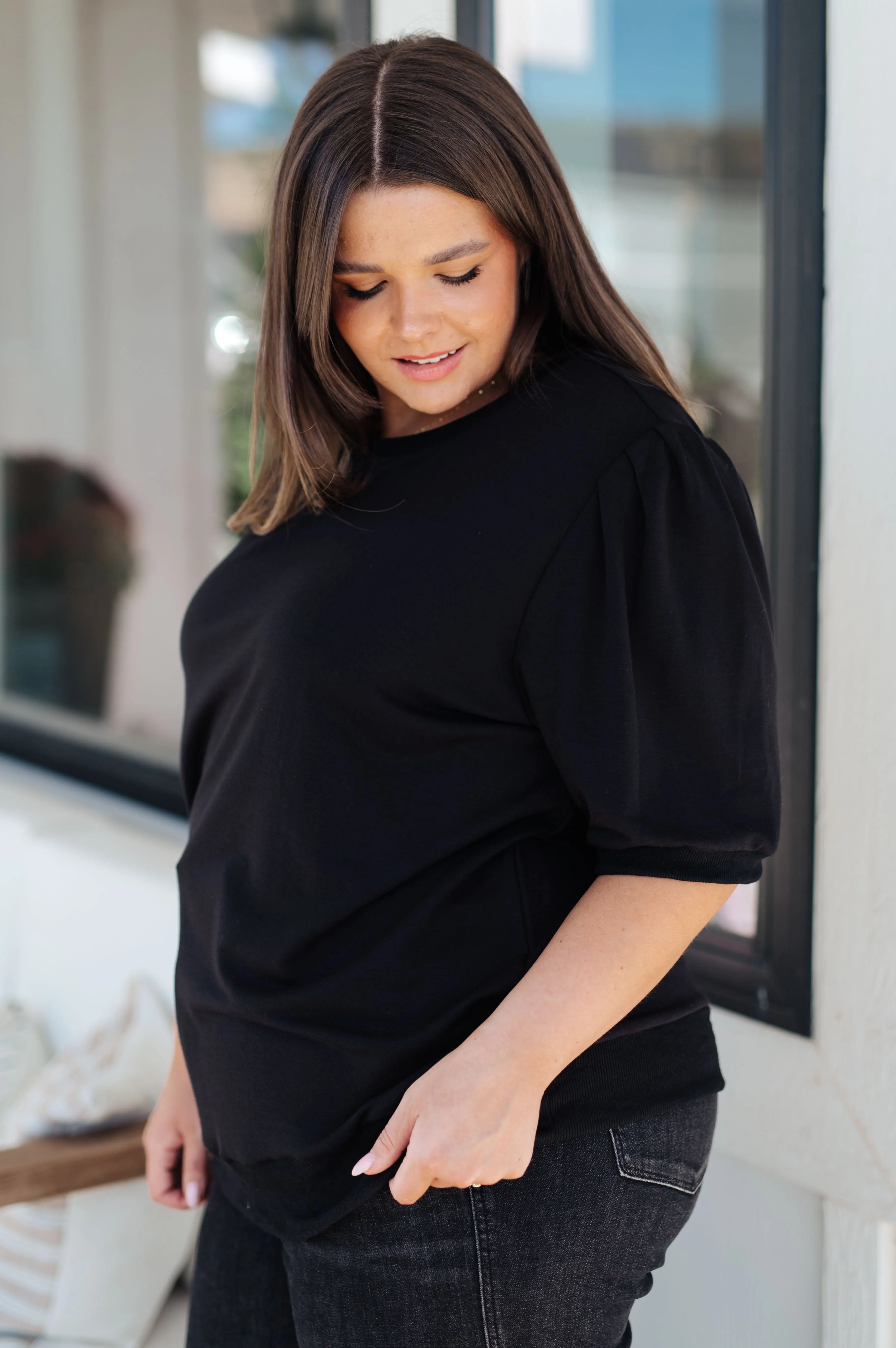 Evidently Different Puff Sleeve Top (S-3XL)