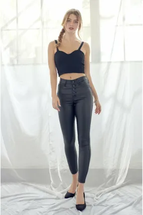 Faux Leather Pants