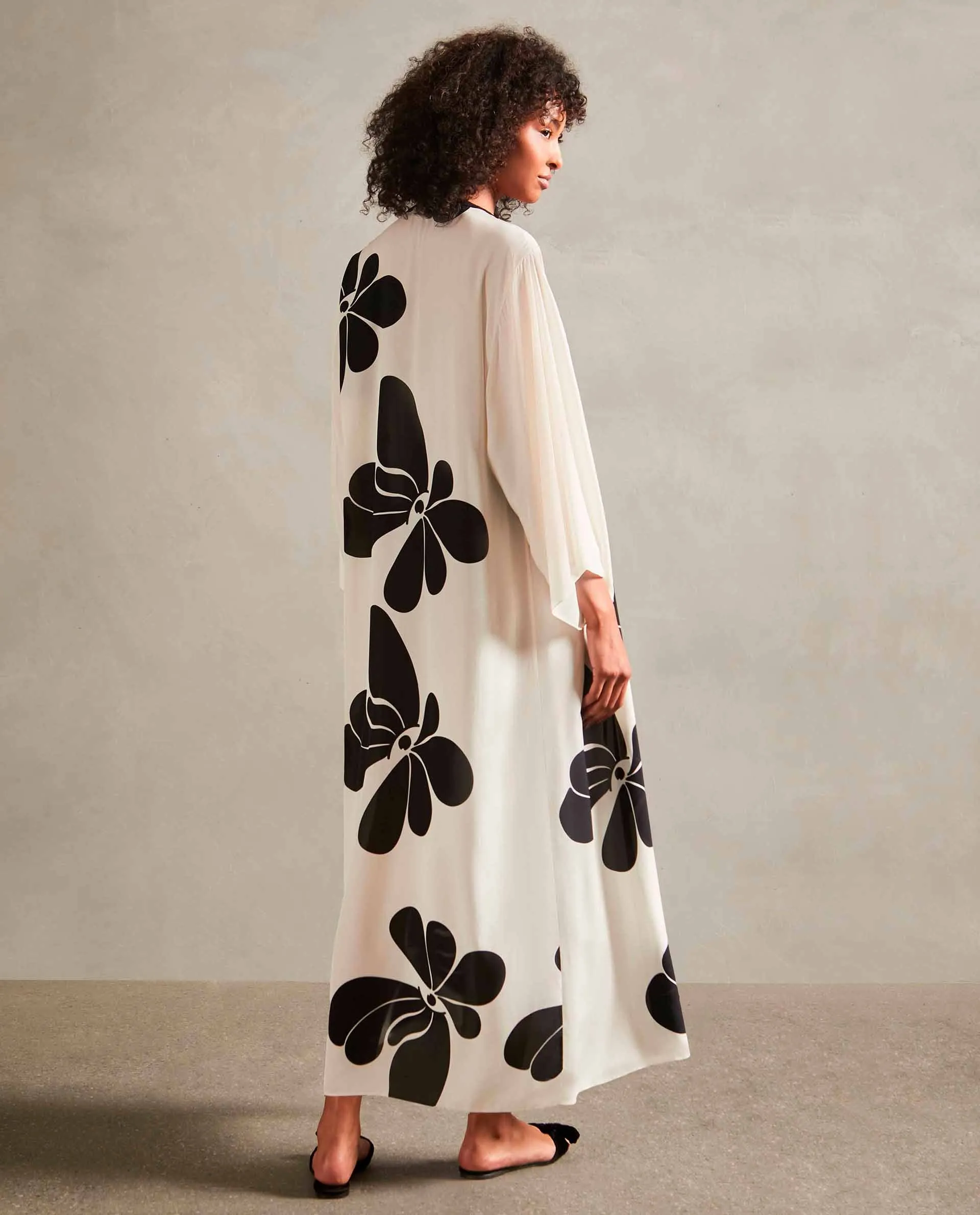 Floral Long Robe