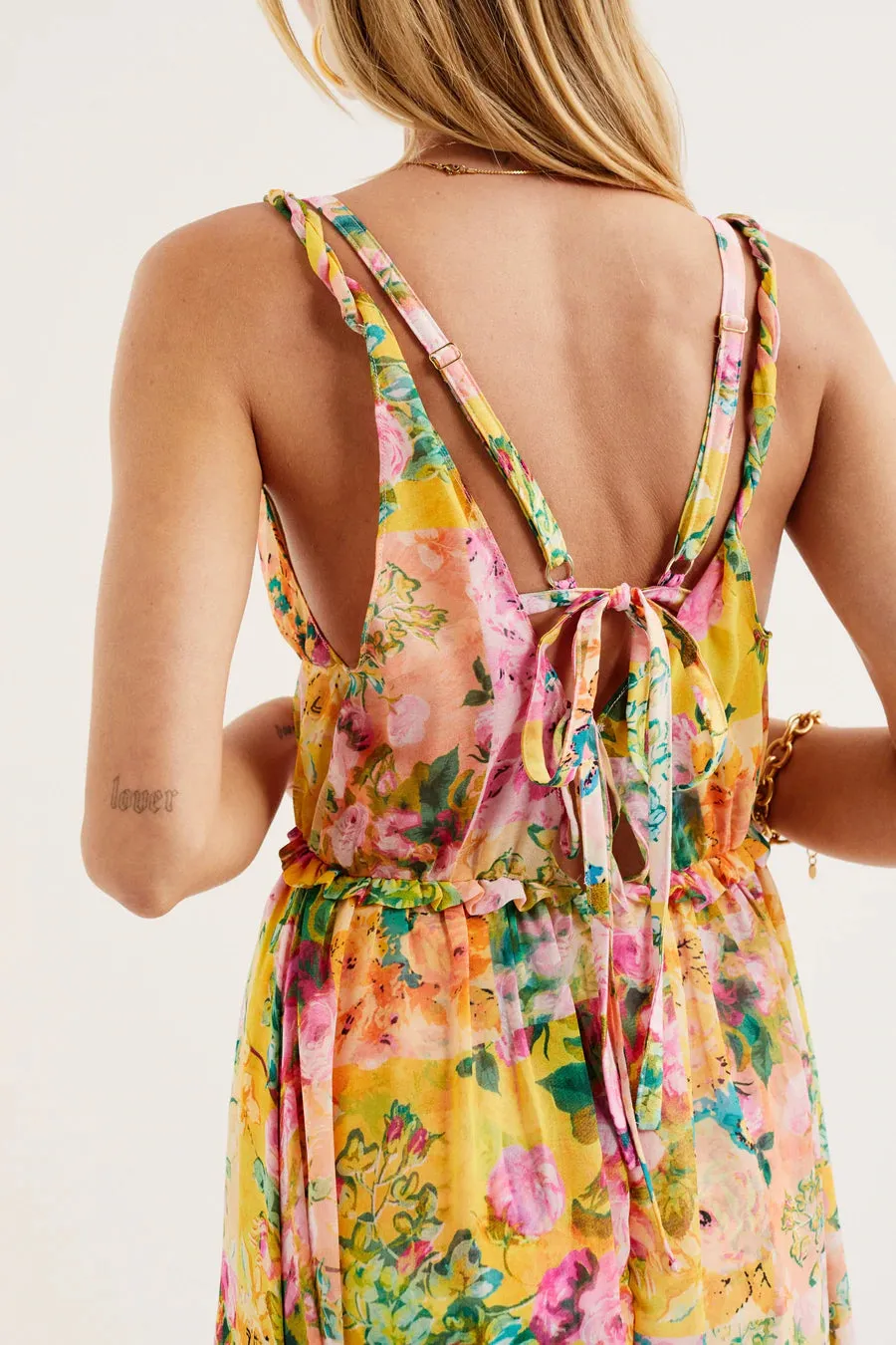 For Love and Lemons Madison Maxi Dress