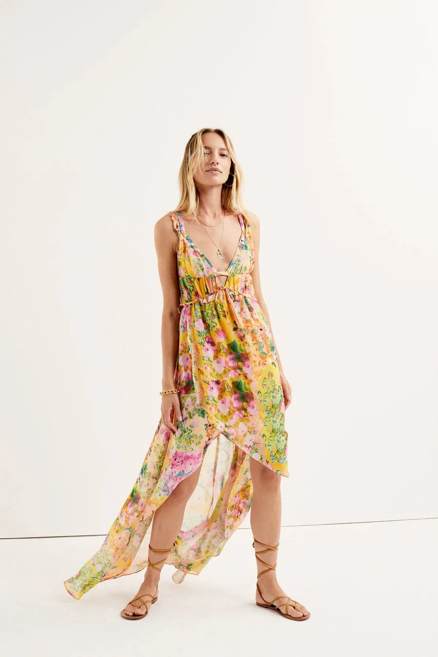 For Love and Lemons Madison Maxi Dress