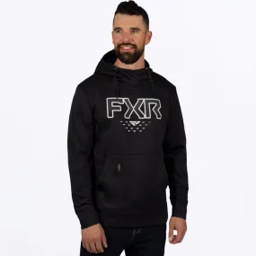 FXR Men's Helium Tech Pullover Fleece Black/White