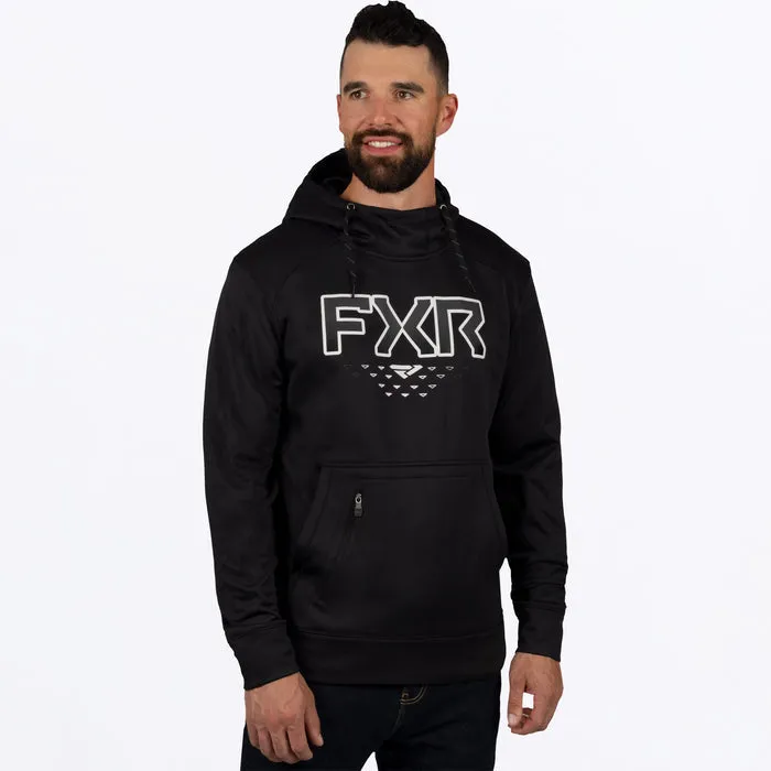 FXR Men's Helium Tech Pullover Fleece Black/White