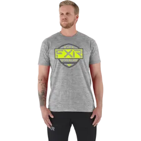 FXR Ride Tee Grey Heather/Hi-Vis