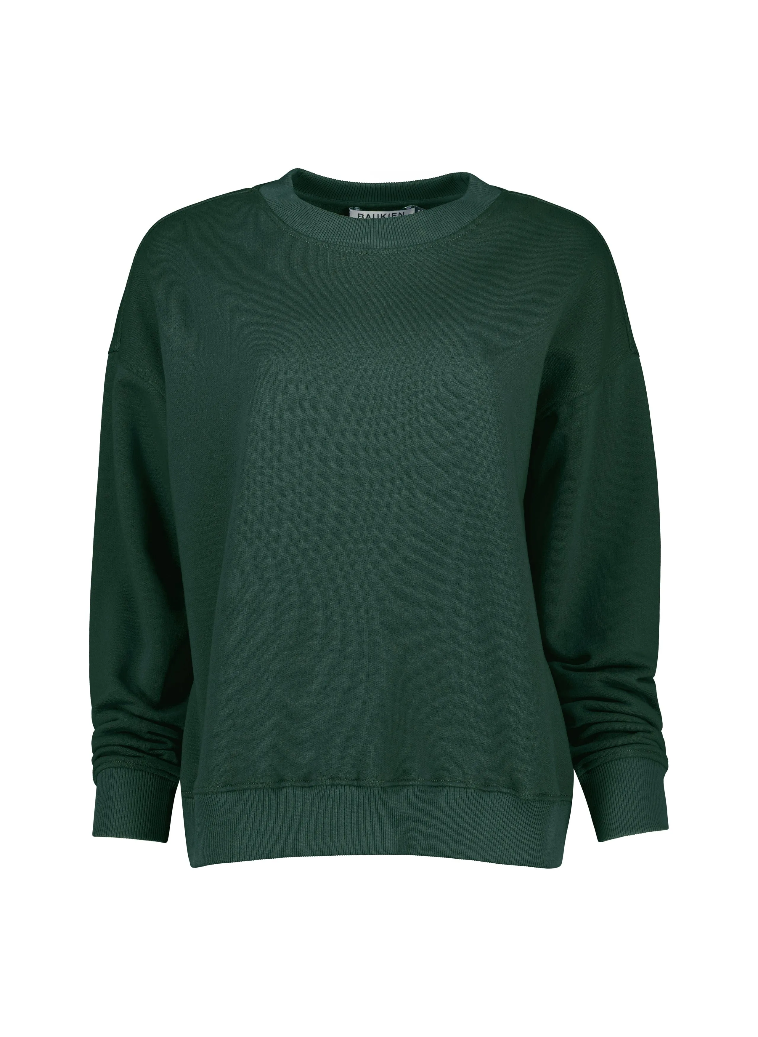 Gracie Organic Cotton & Kapok BlendSweatshirt | Forest Green