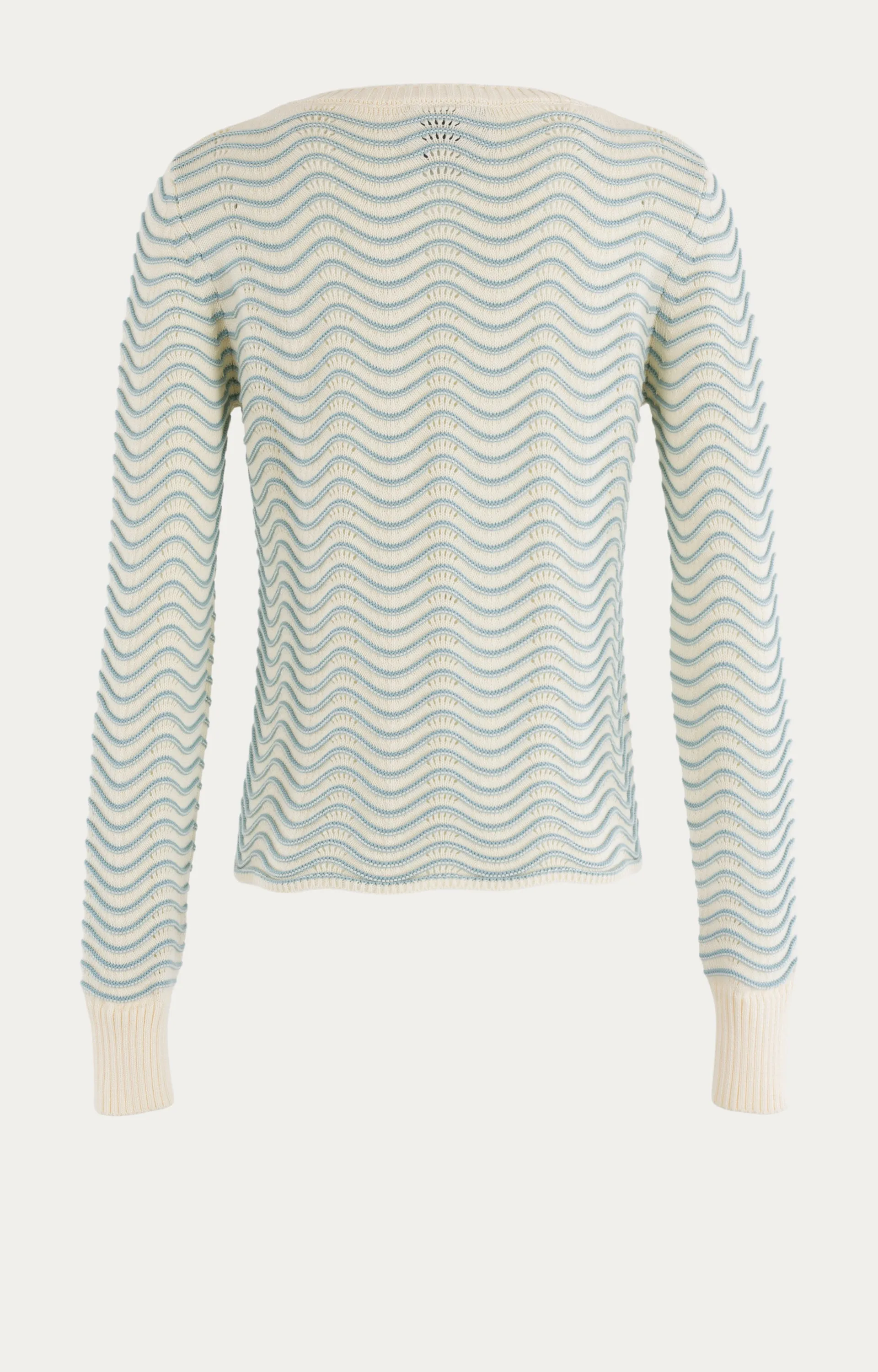 Imke Pullover | ash blue dessin