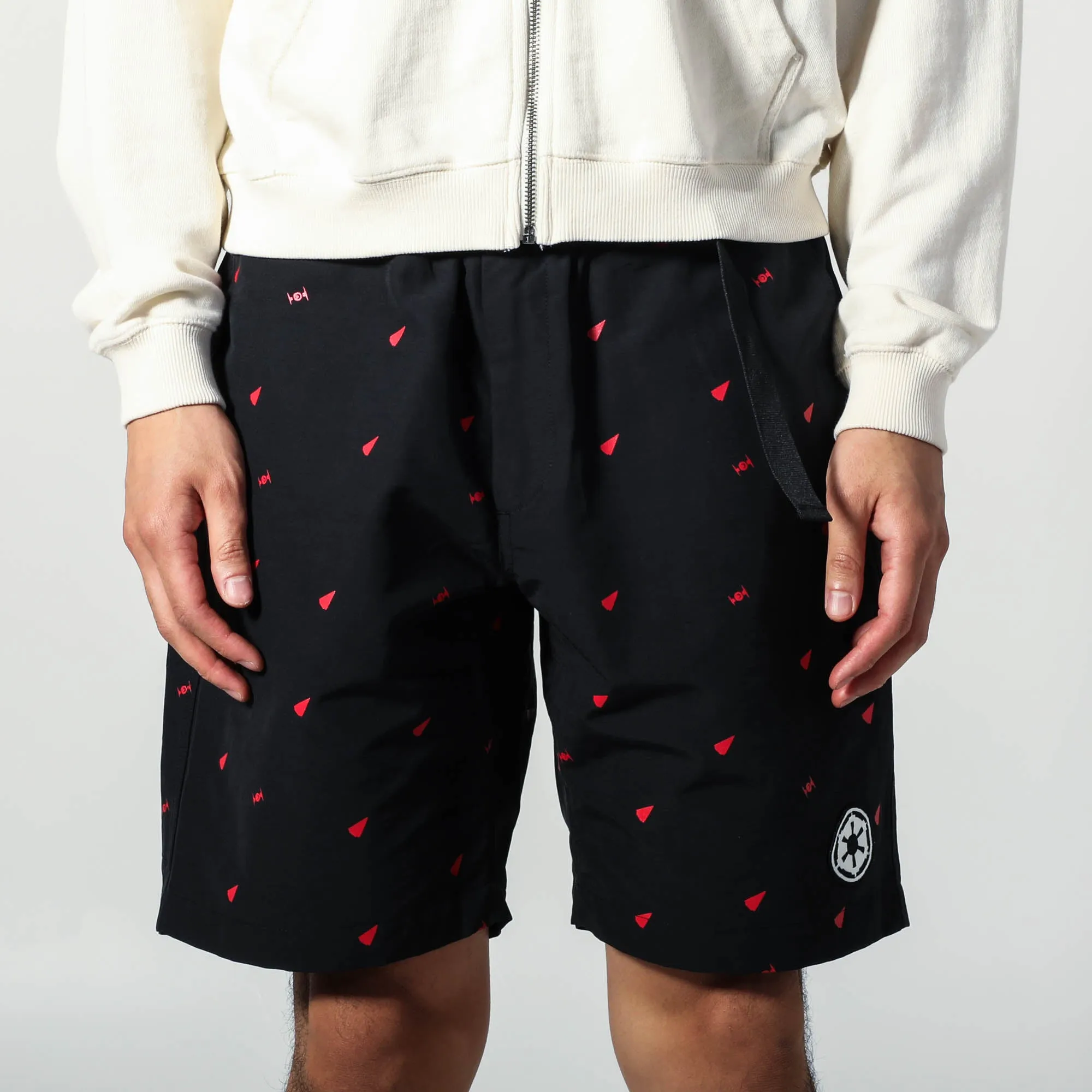 Imperial TIE Fighter Black Belted Cargo Shorts