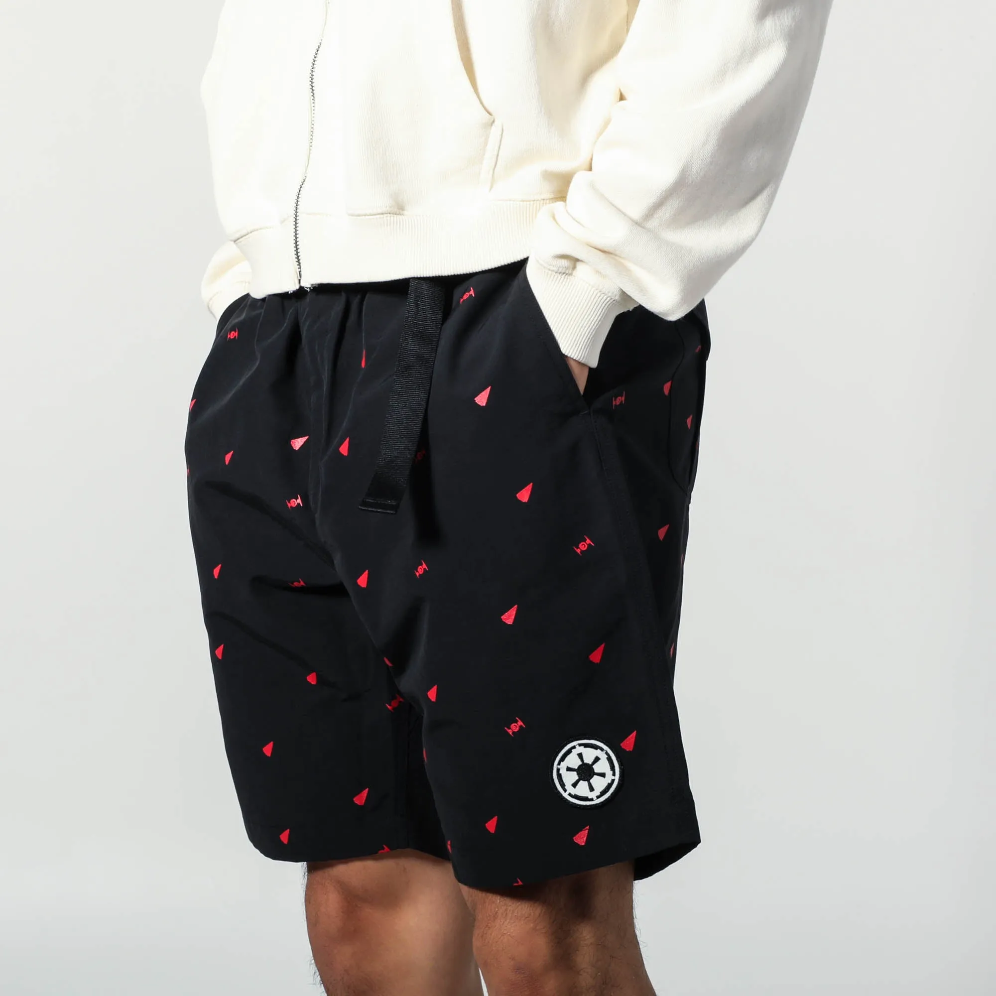 Imperial TIE Fighter Black Belted Cargo Shorts