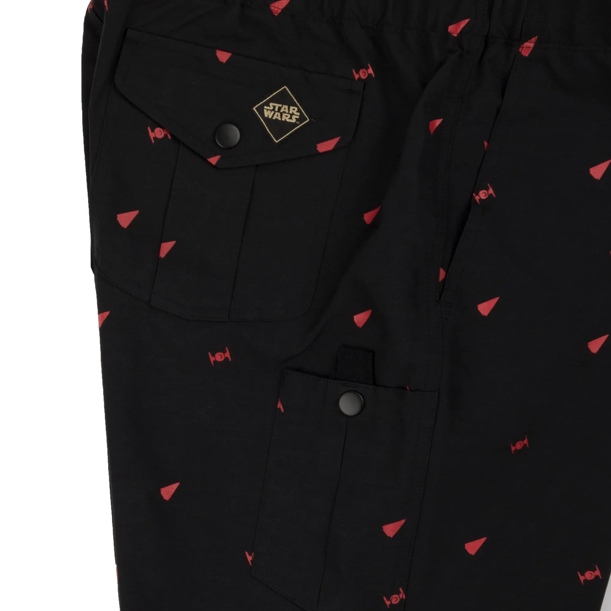 Imperial TIE Fighter Black Belted Cargo Shorts