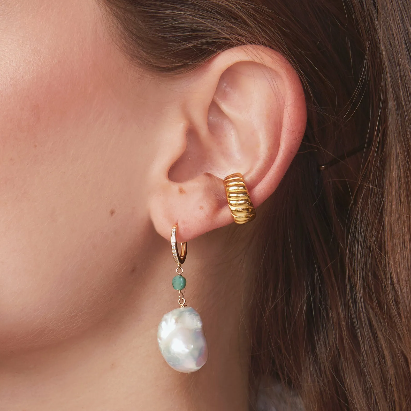 JAMES EAR CUFF GOLD