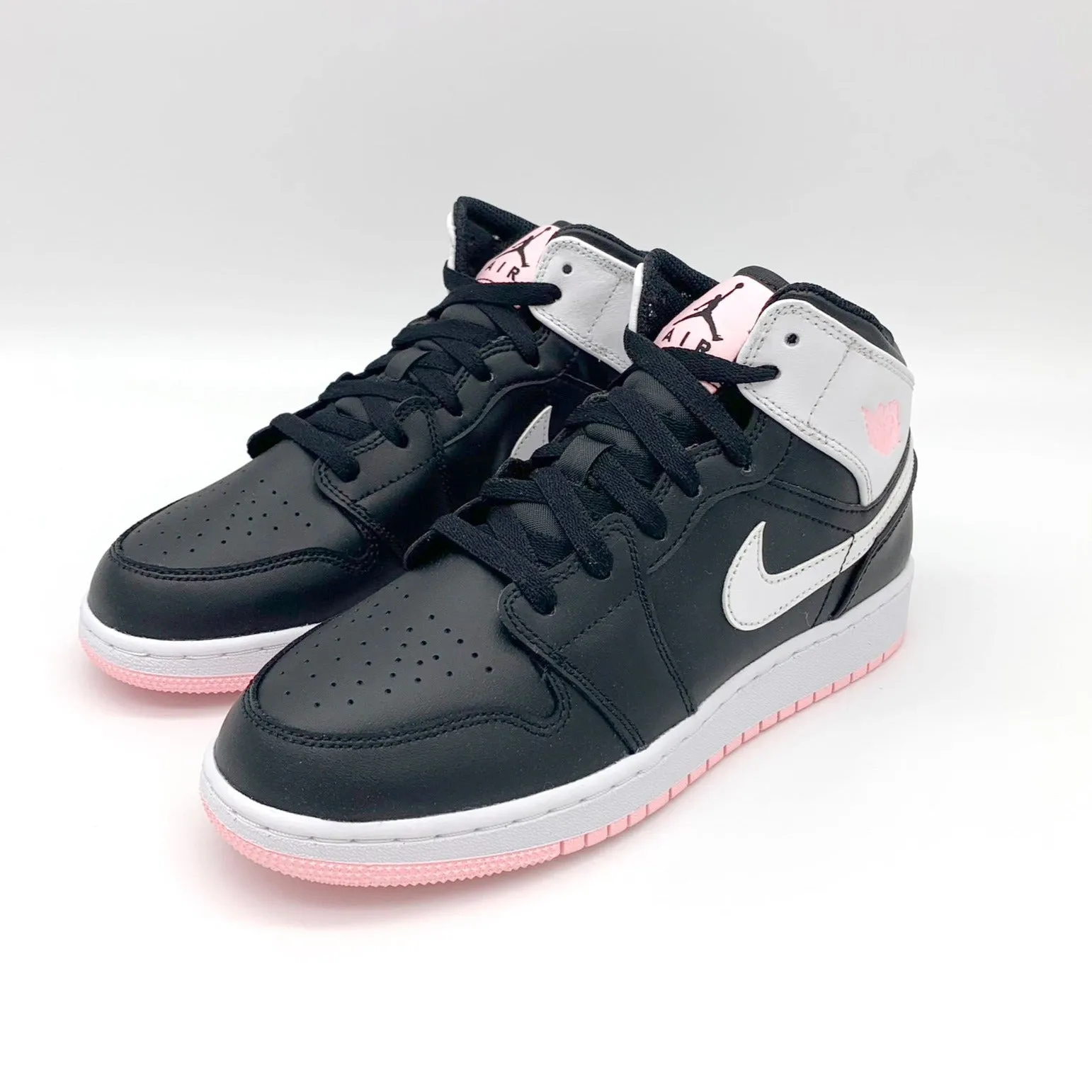 Jordan 1 Mid Arctic Pink Black