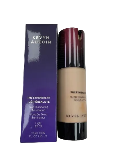 Kevyn Aucoin The Etherealist Skin Illuminating Foundation BNIB LIght Ef 03 28ML