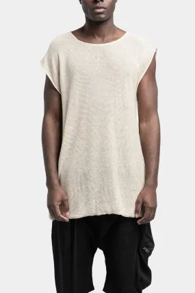 Lightweight knit tank, Sand