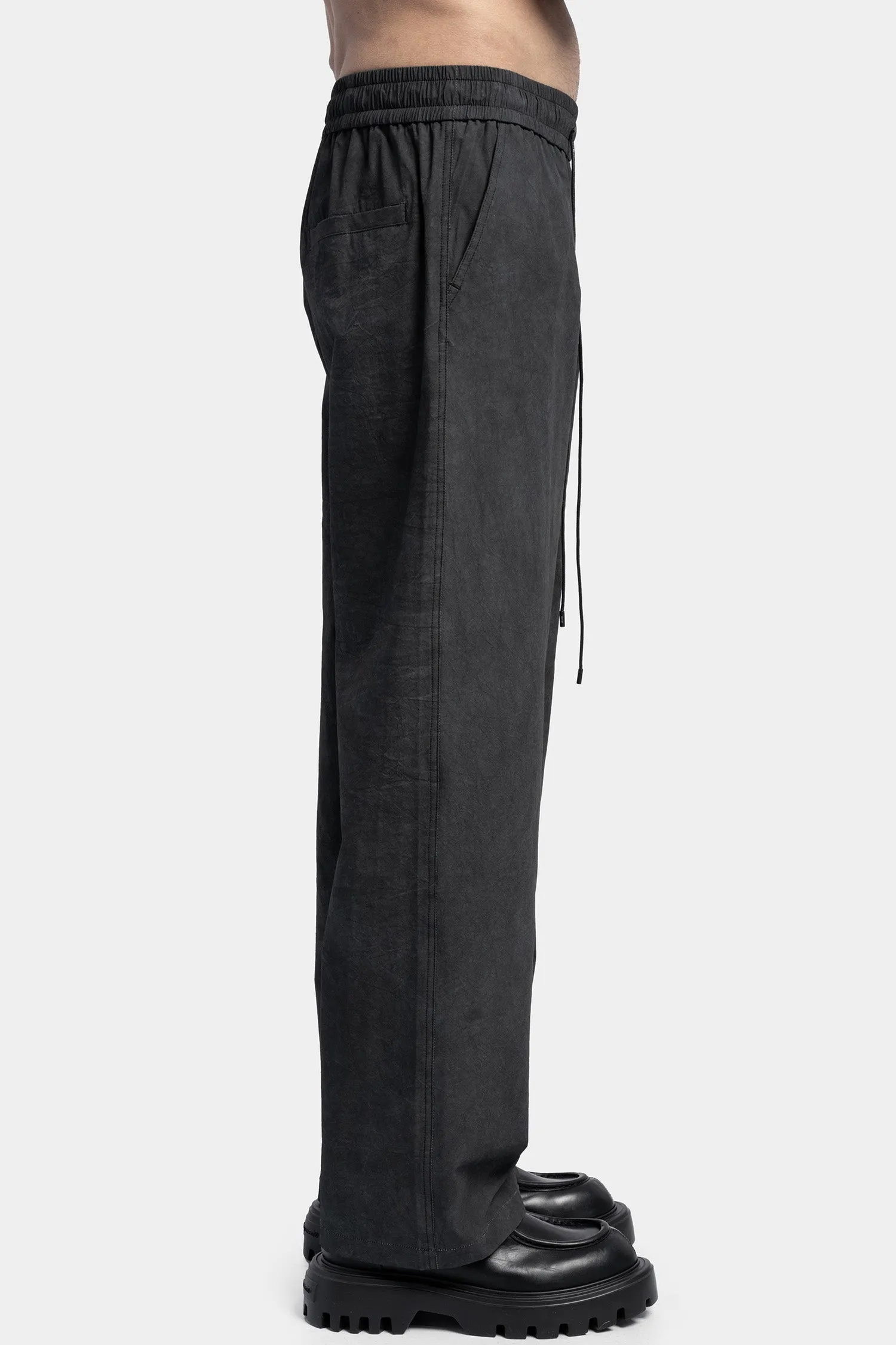 Lightweight Stonewashed Pants, Coal Grey