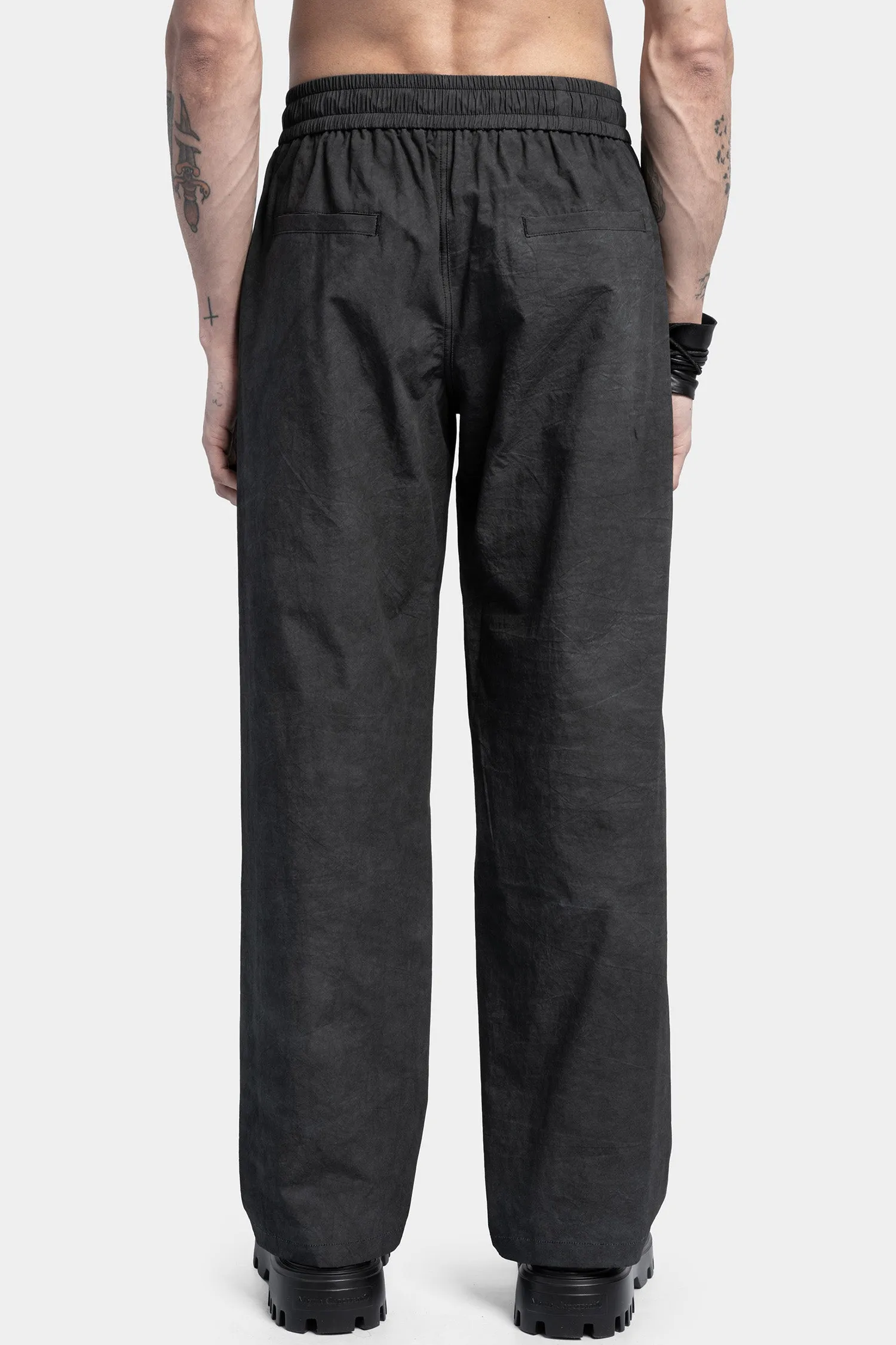 Lightweight Stonewashed Pants, Coal Grey