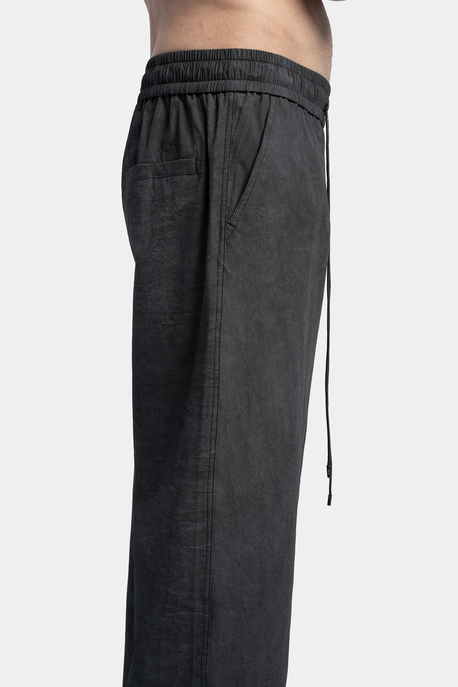 Lightweight Stonewashed Pants, Coal Grey