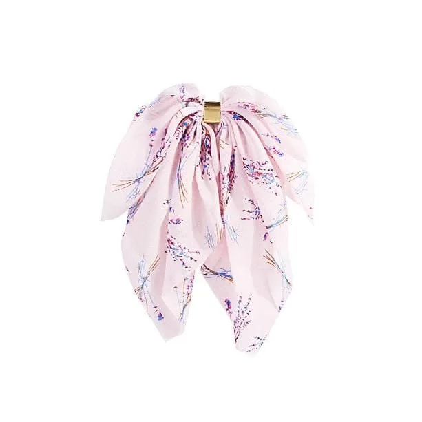 Lucy Silk Hair Bow Clip