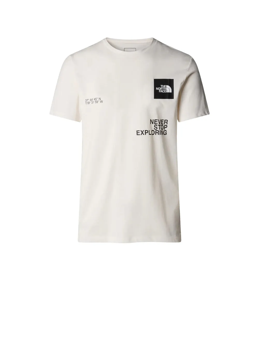 M Foundation Coordinates Graphic Tee - White