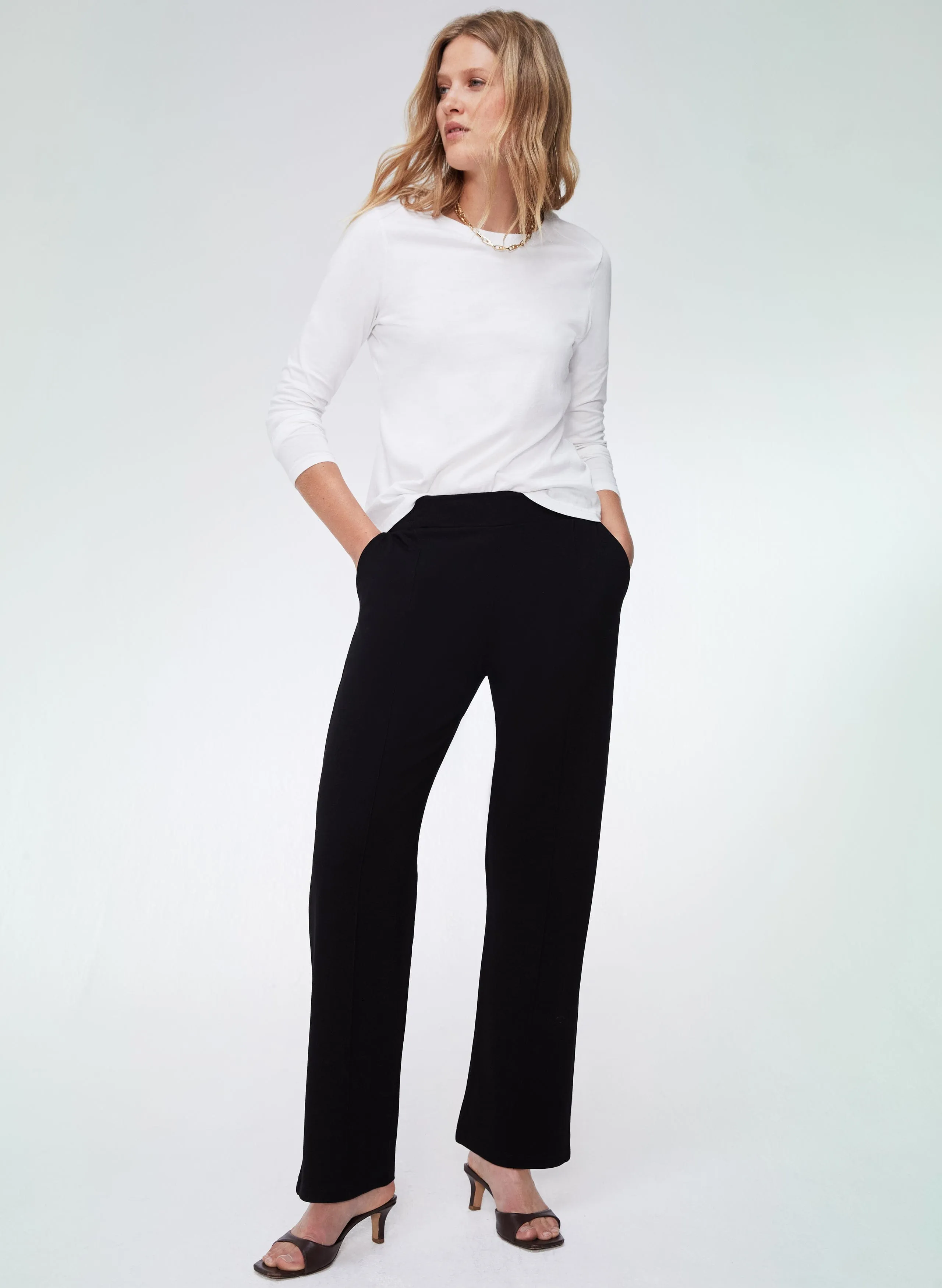 Marian LENZING ECOVERO  Trousers  | Caviar Black