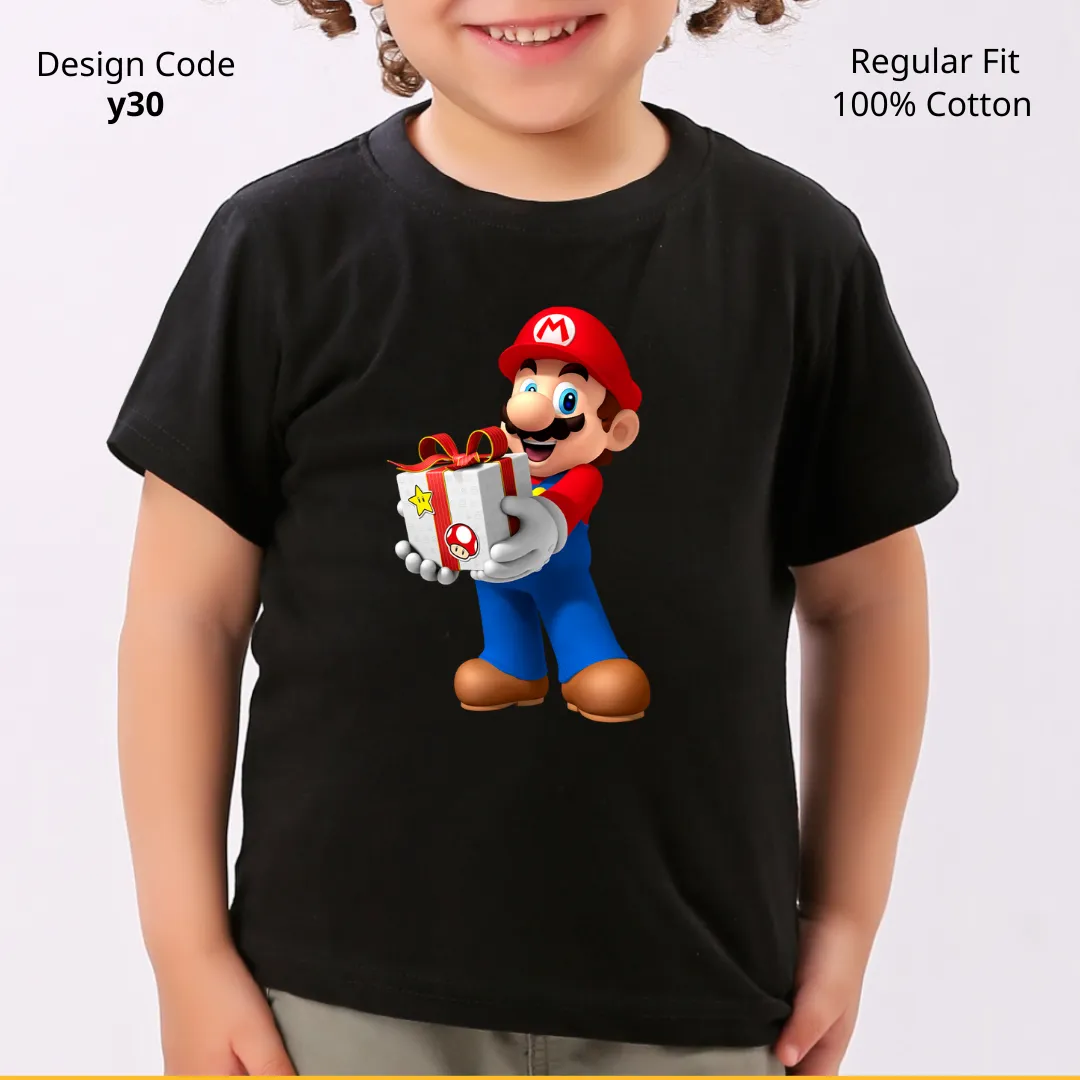 Mario Gift T-shirt ( Design Y30 )