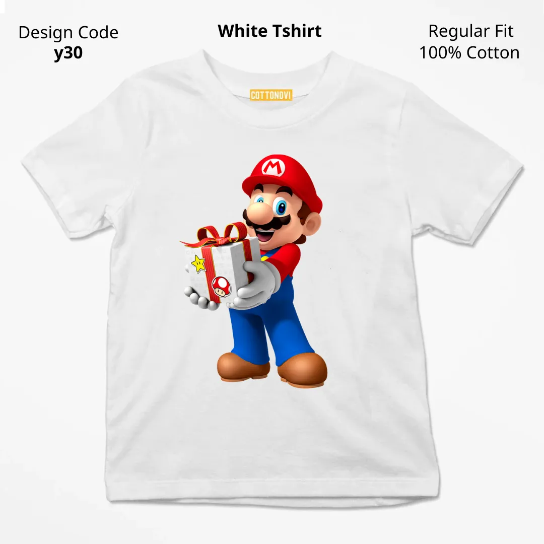 Mario Gift T-shirt ( Design Y30 )