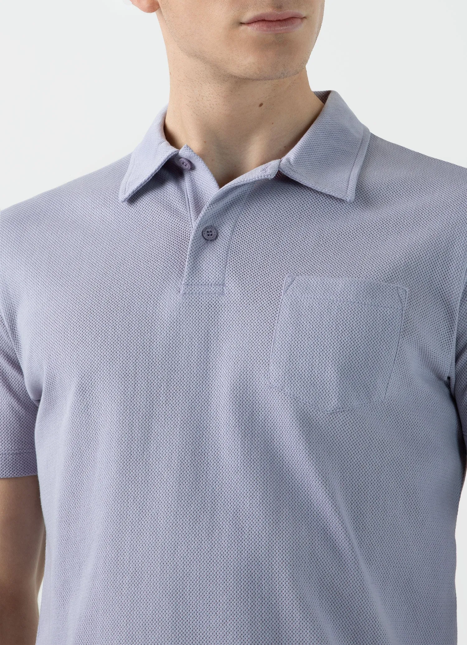 Men's Riviera Polo Shirt in Lavendar