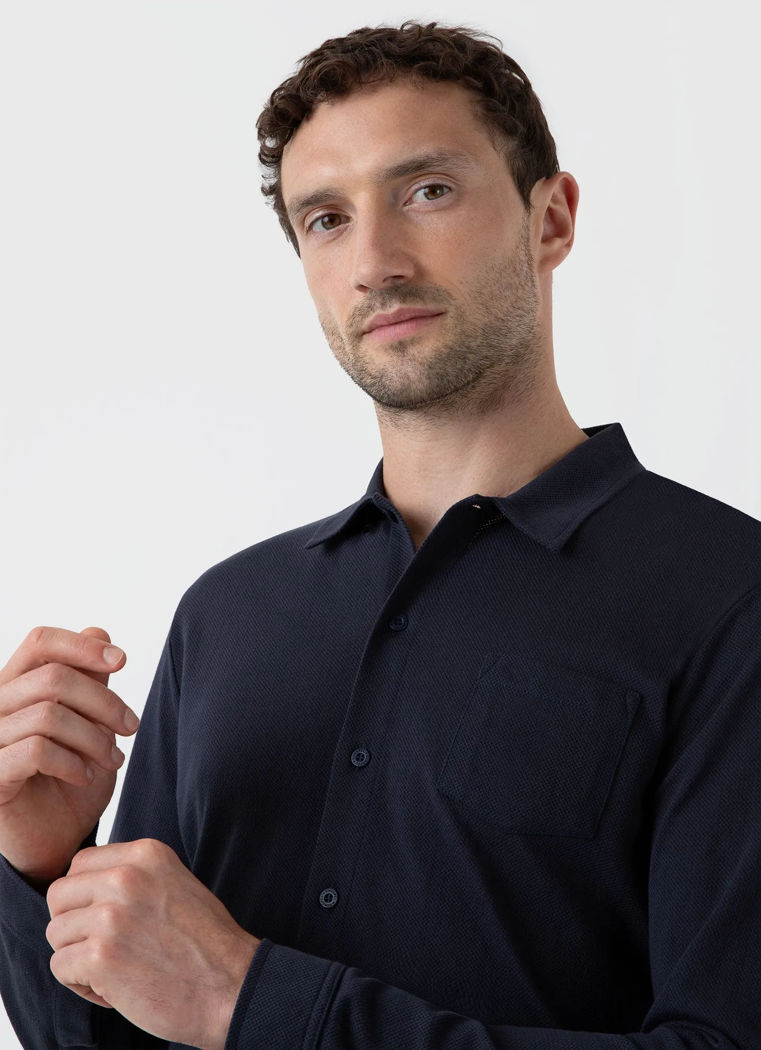 Men's Riviera Shirt in Navy