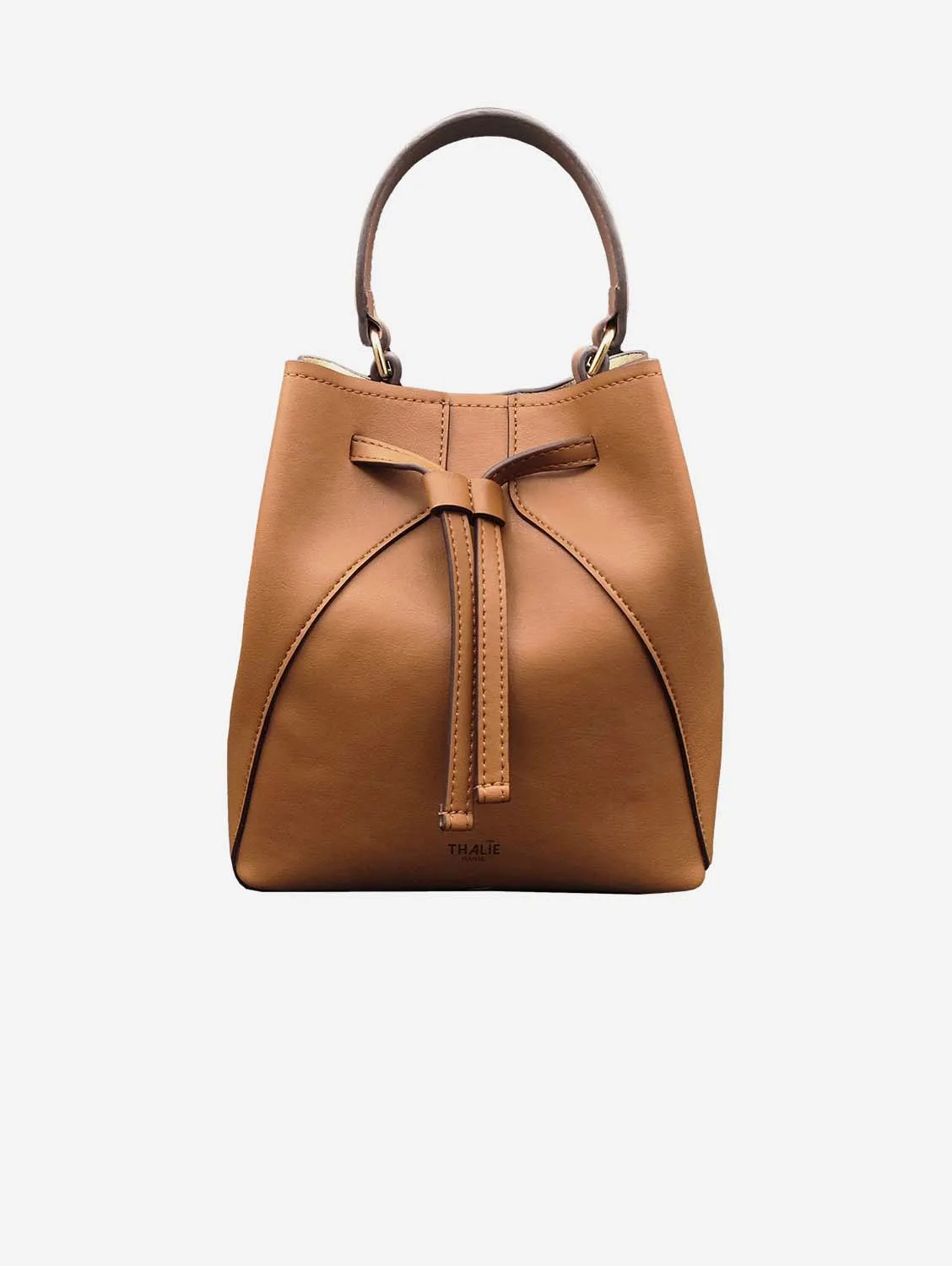 Mia Desserto Cactus Leather Vegan Bucket Bag | Tan