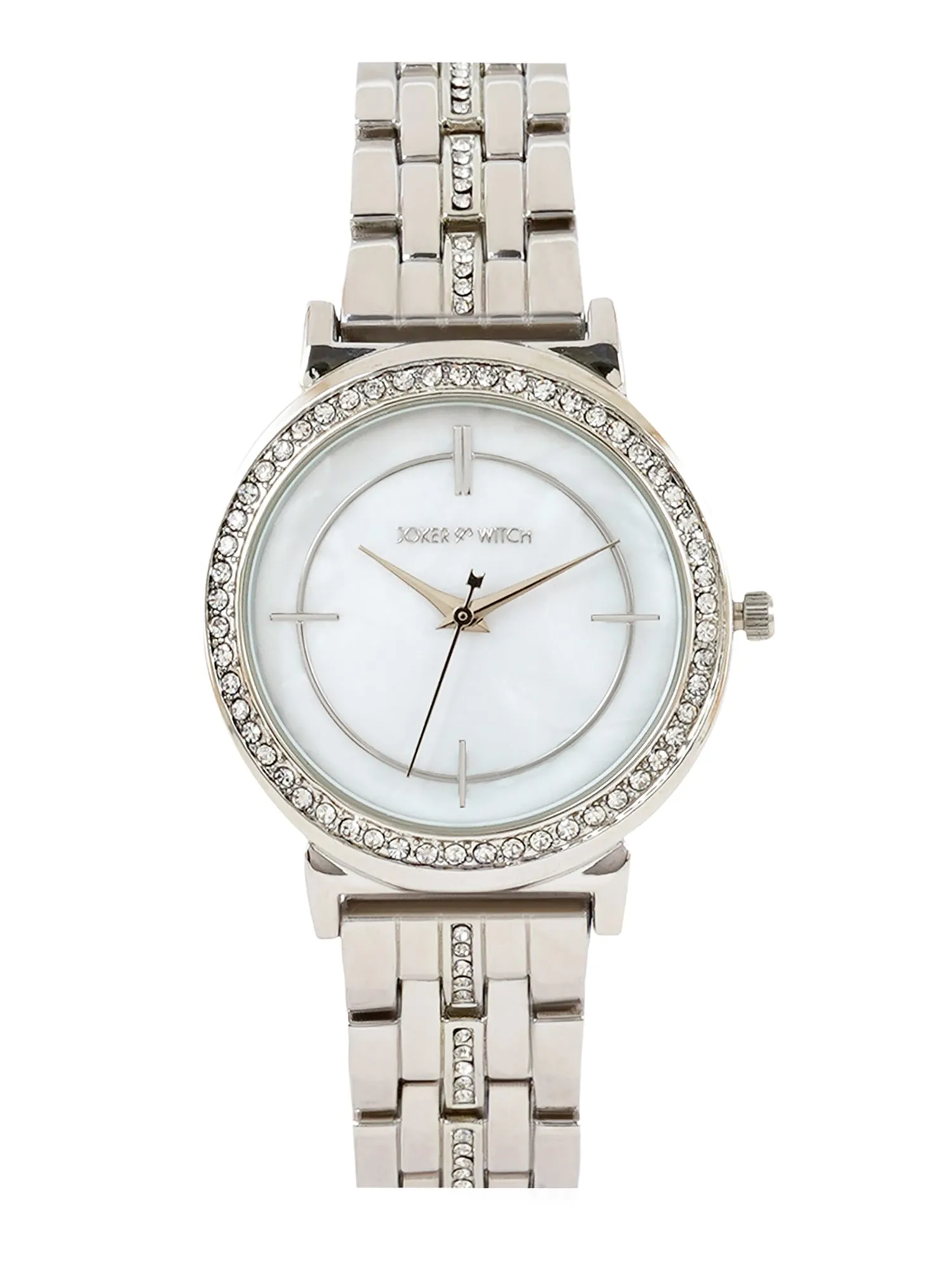 Moonlight All Silver Rhinestone Watch