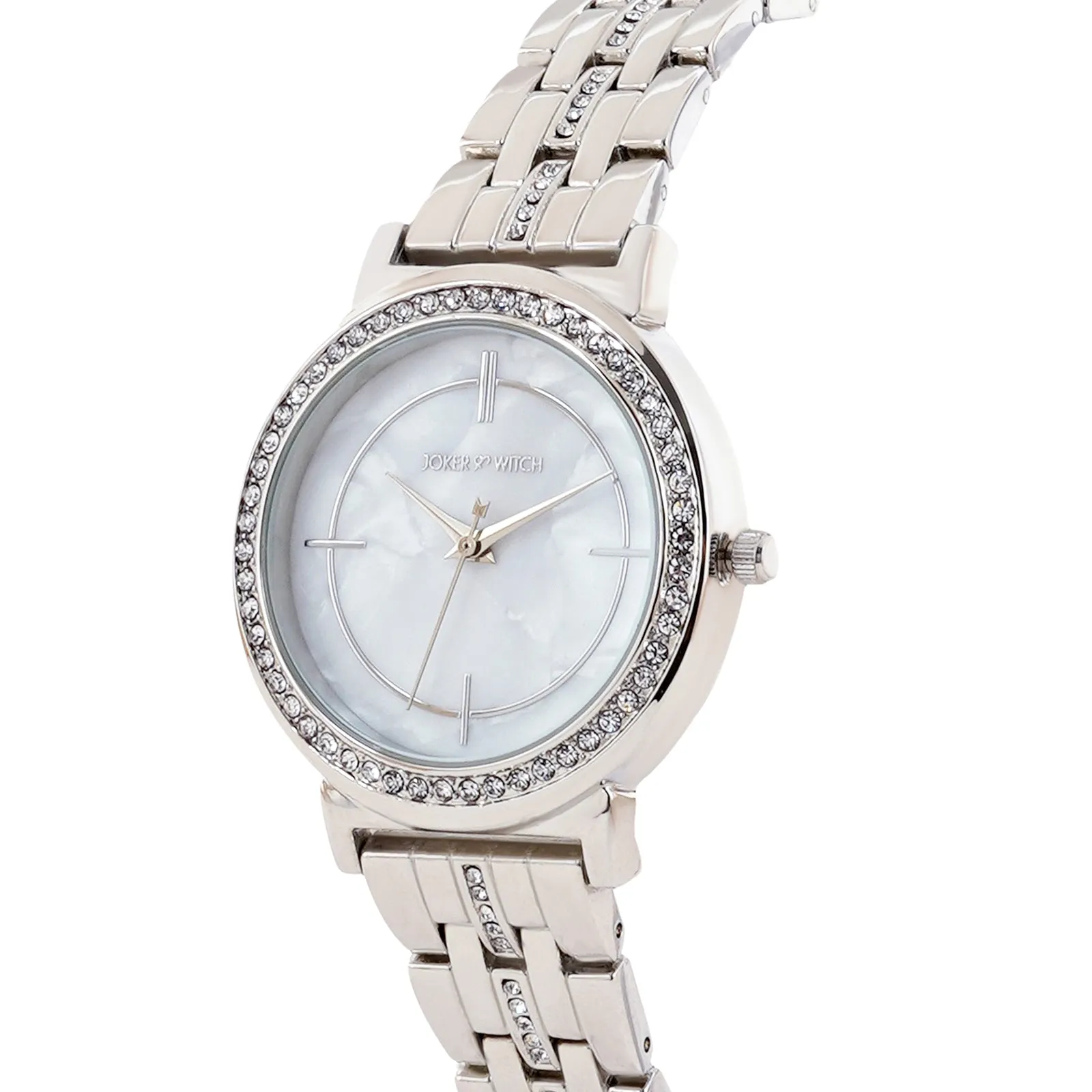 Moonlight All Silver Rhinestone Watch