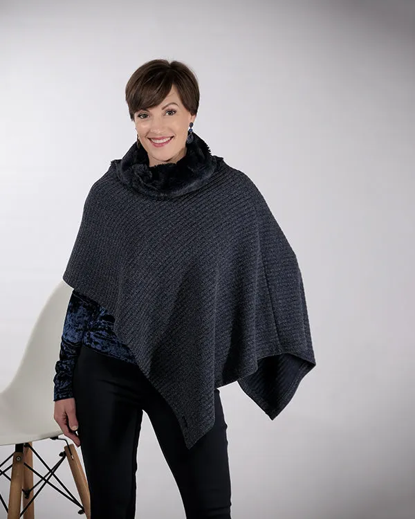 Mosi Poncho - Winter Colours