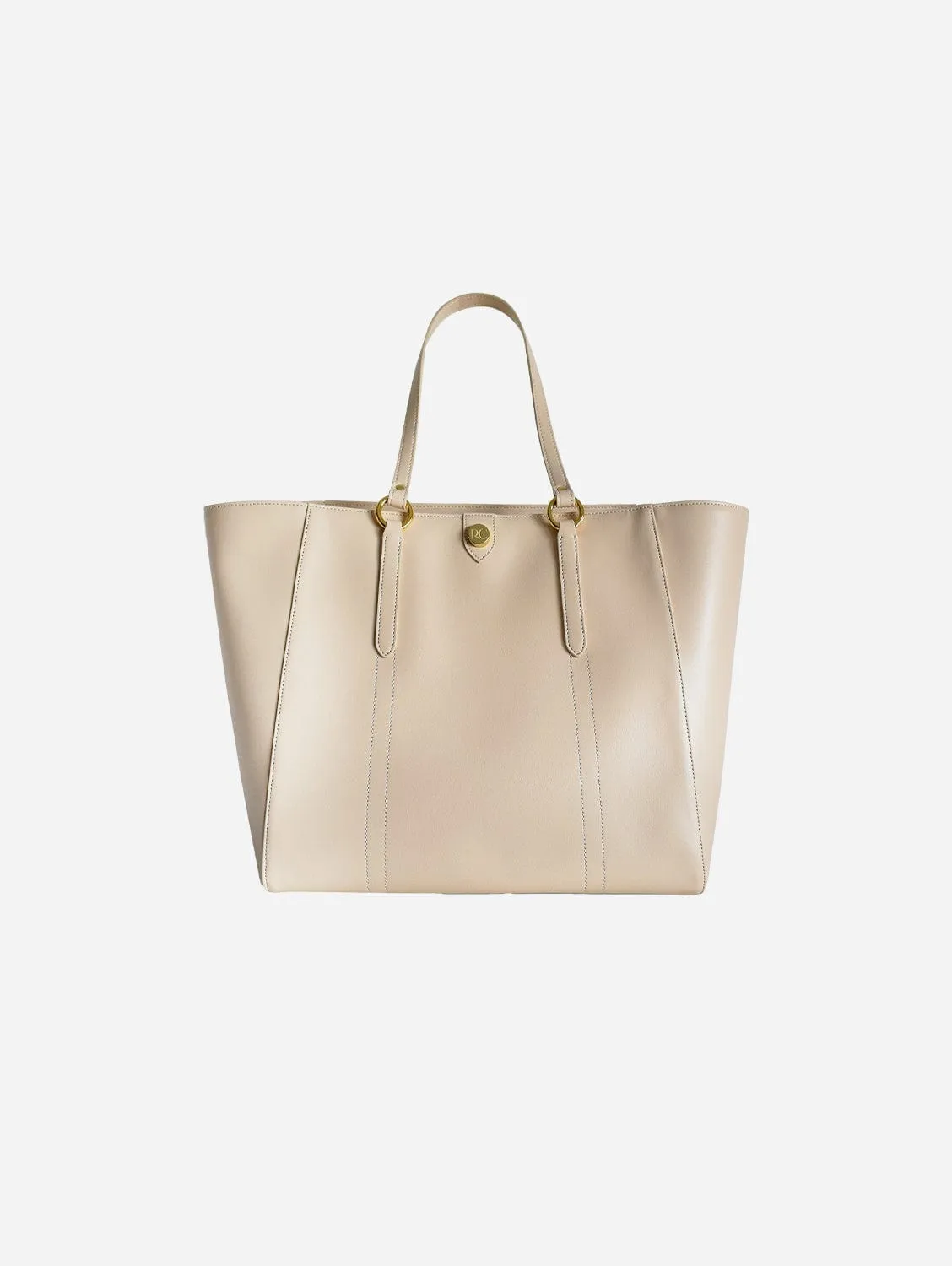 Nomad Apple Leather Vegan Tote Bag | Beige