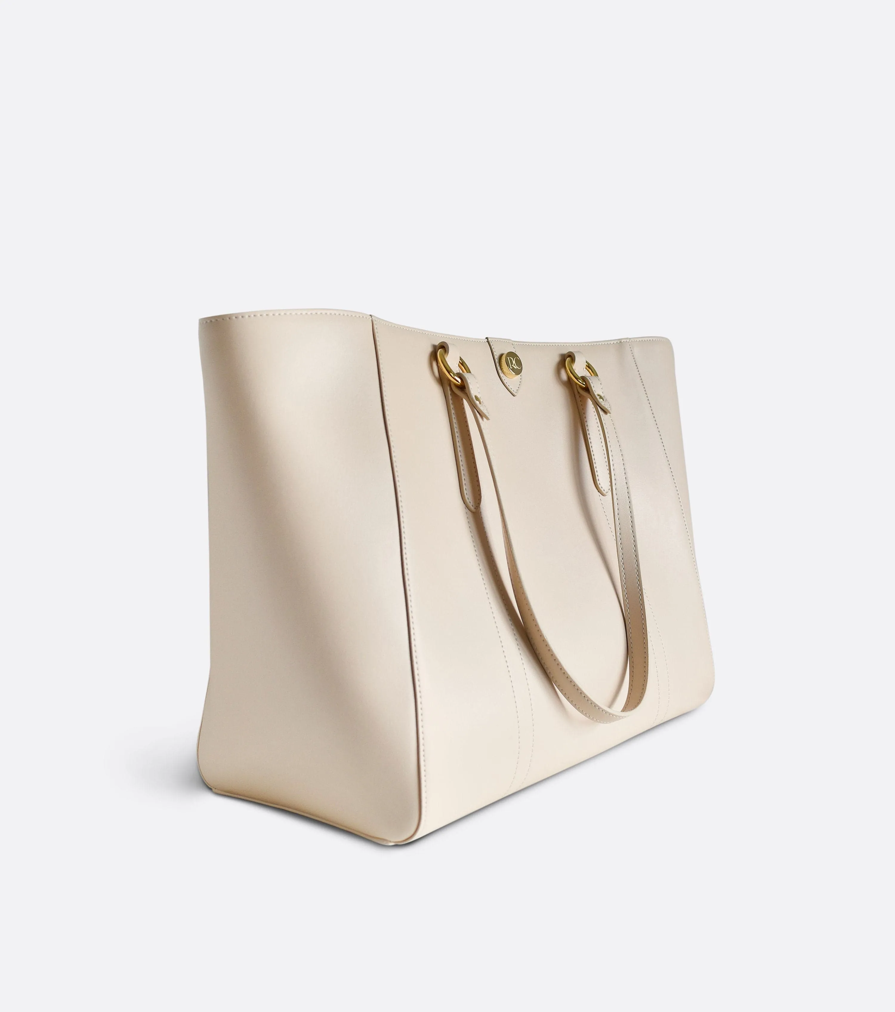 Nomad Apple Leather Vegan Tote Bag | Beige