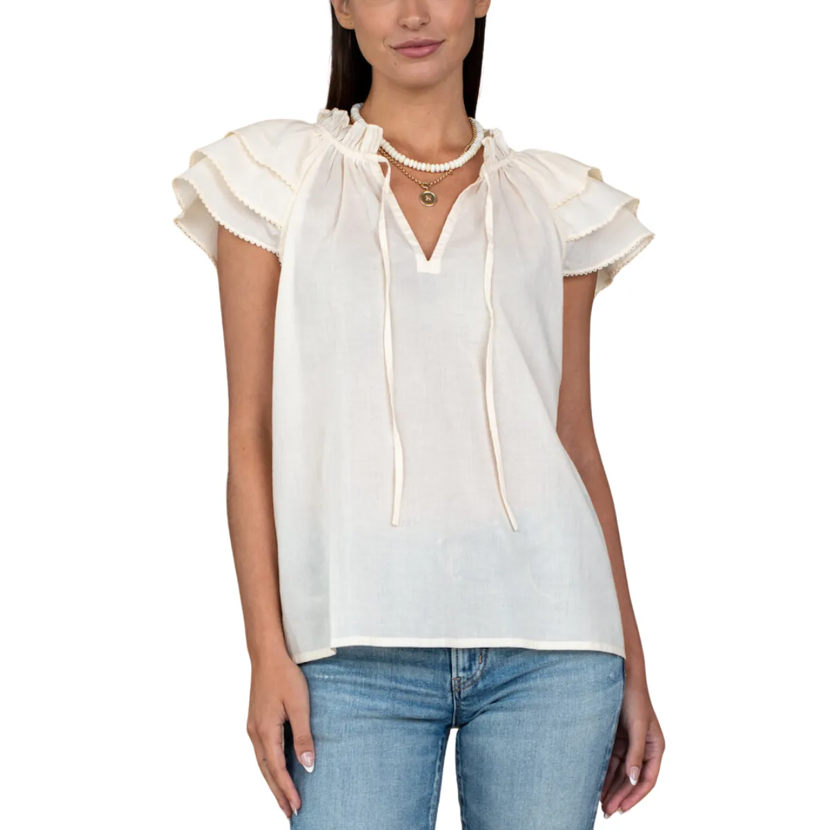 Olivia James Astrid Top - Pure