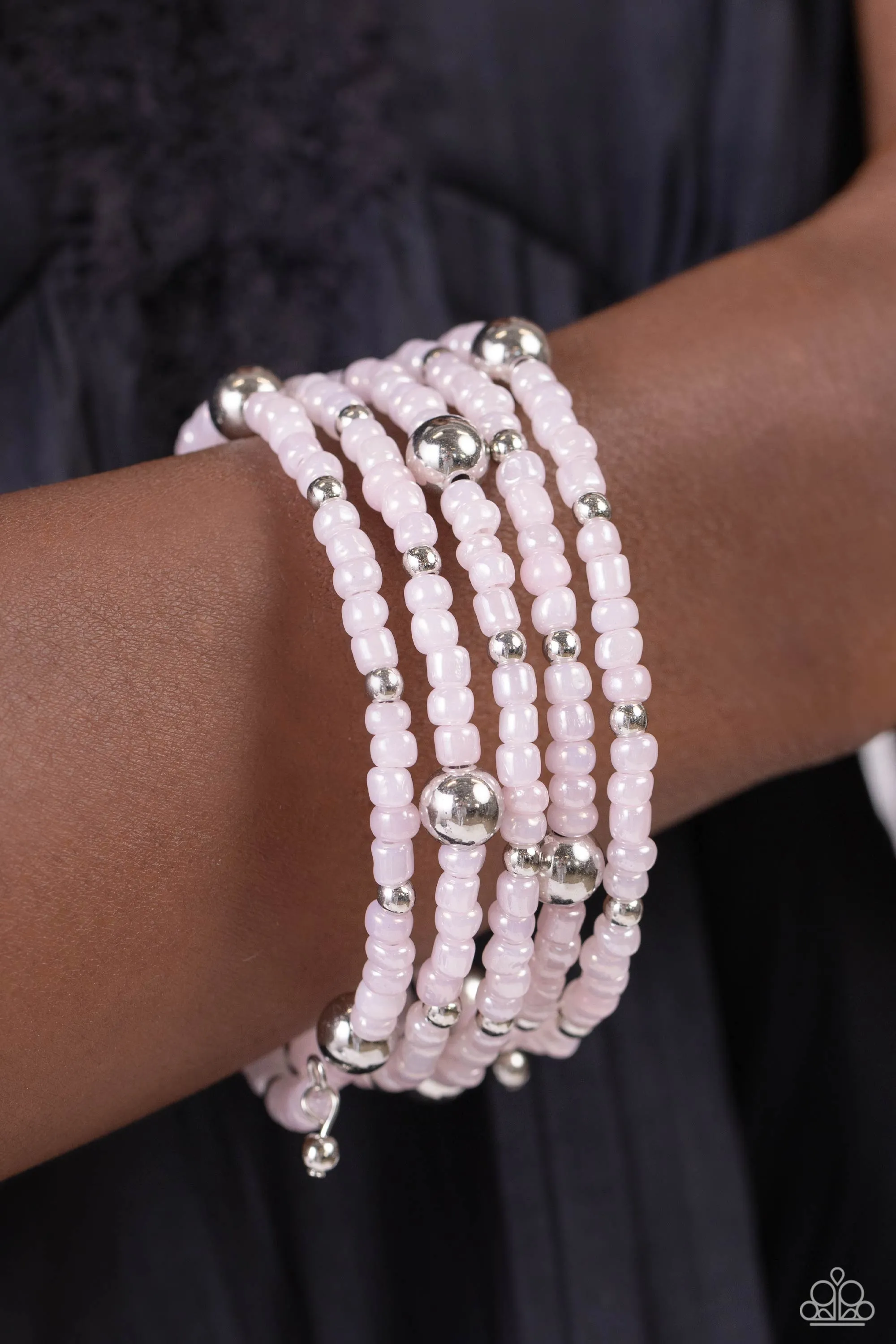 Paparazzi Refined Retrograde Pink Bracelet