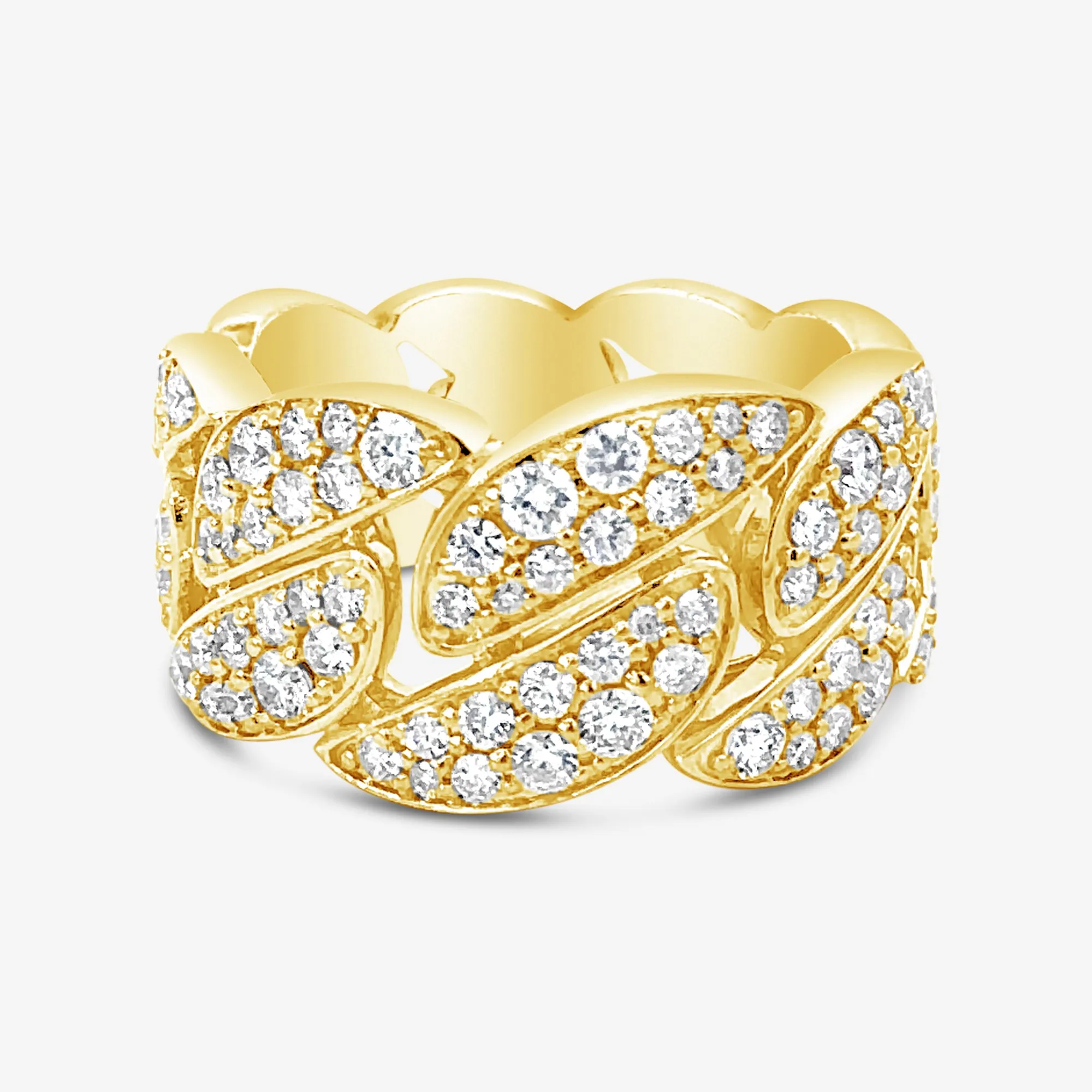 Pave Havana Link Ring