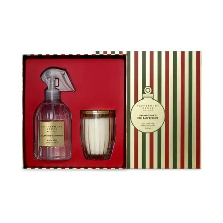 Peppermint Grove - Champagne & Red Raspberries Gift Set