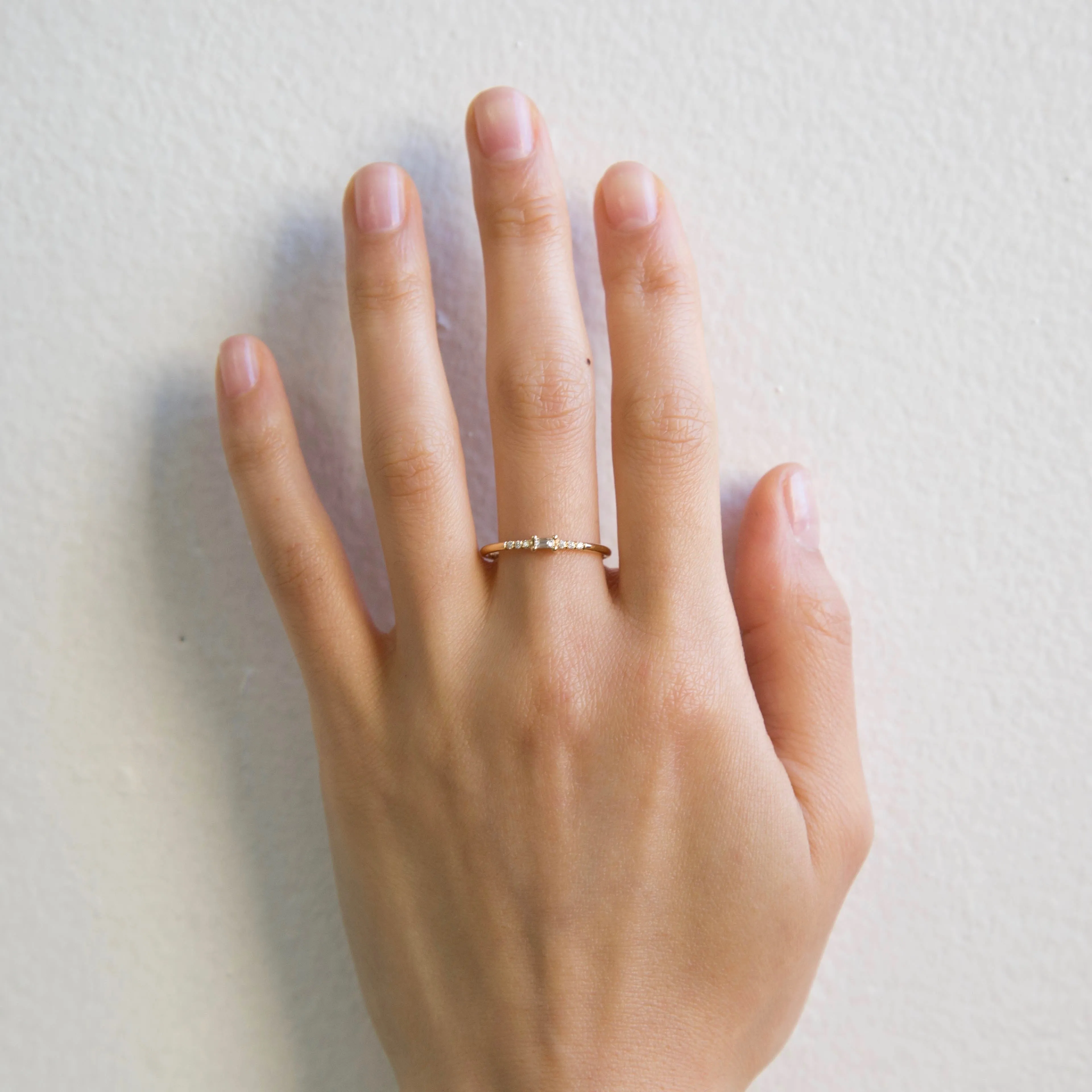 Petite Baguette Equilibrium Ring