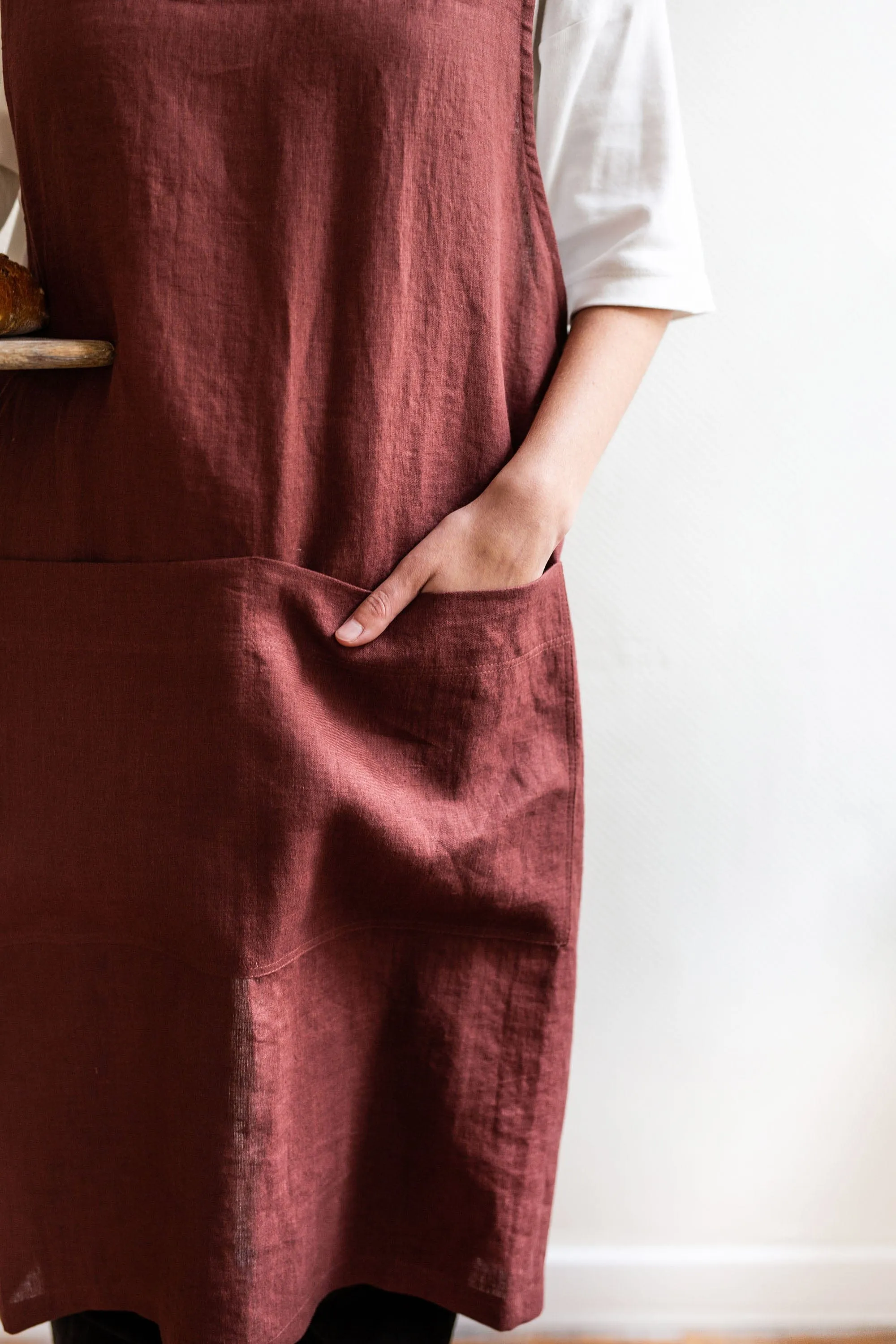 Pinafore Linen Apron | Multiple Colours