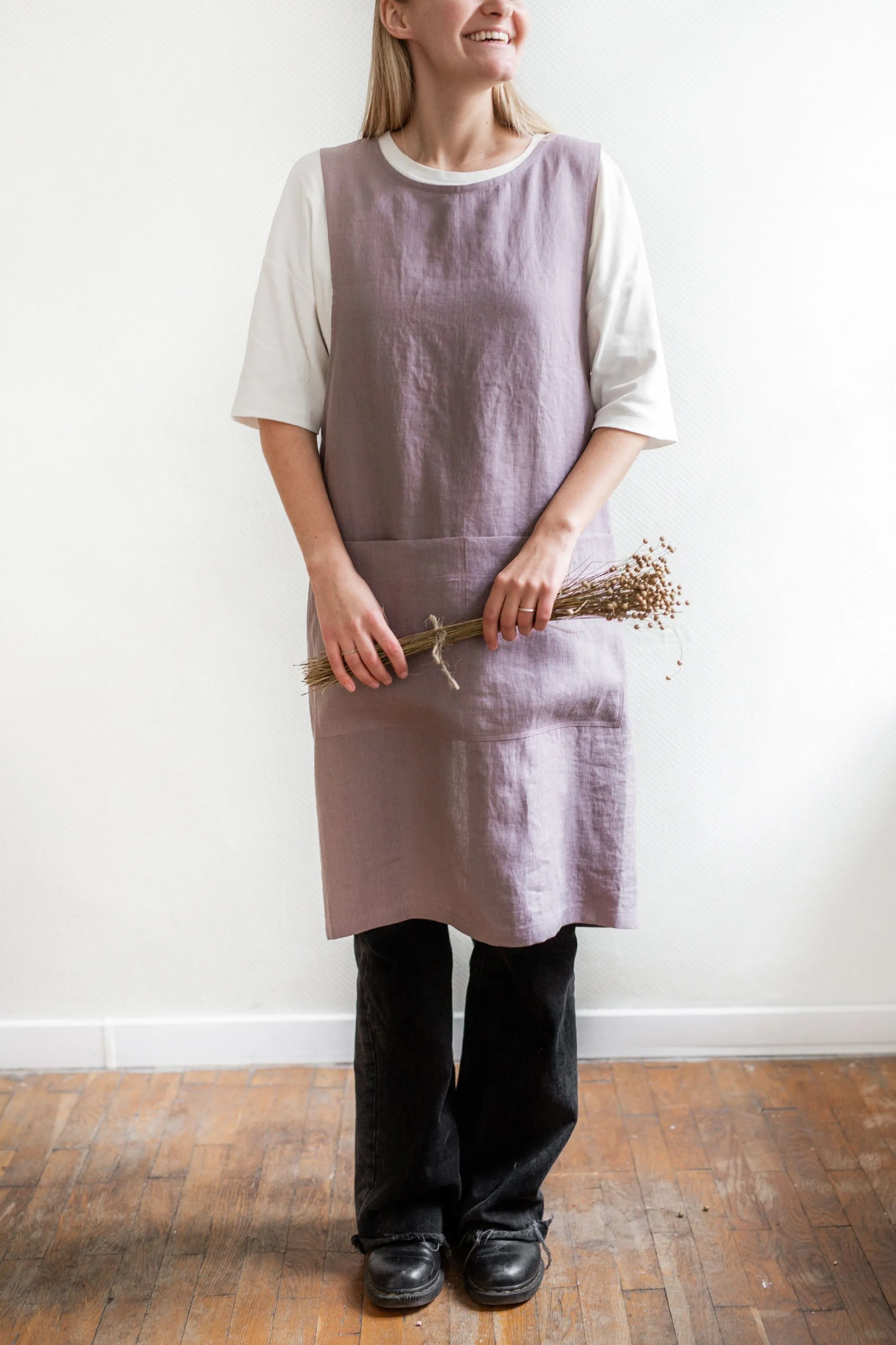 Pinafore Linen Apron | Multiple Colours