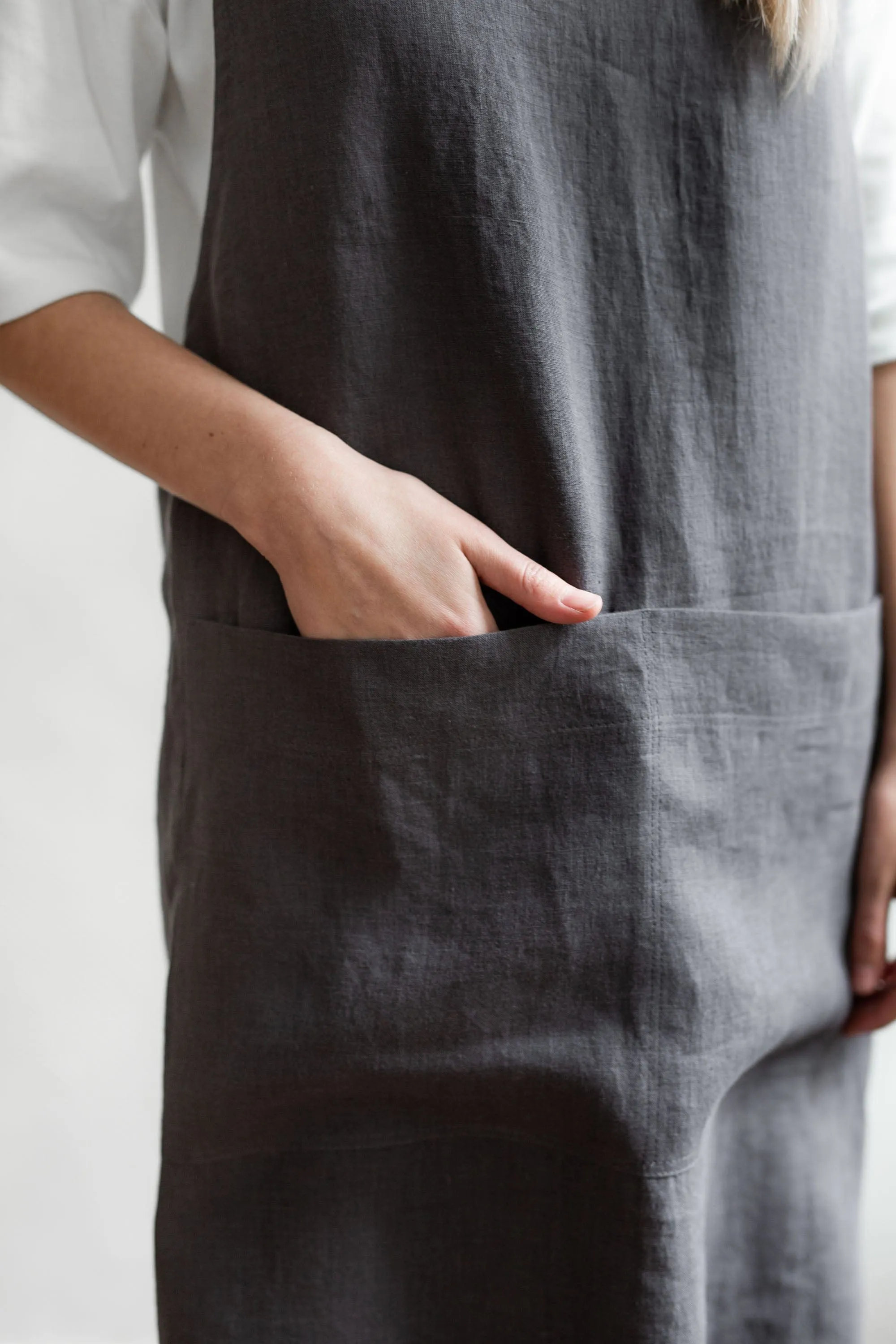 Pinafore Linen Apron | Multiple Colours