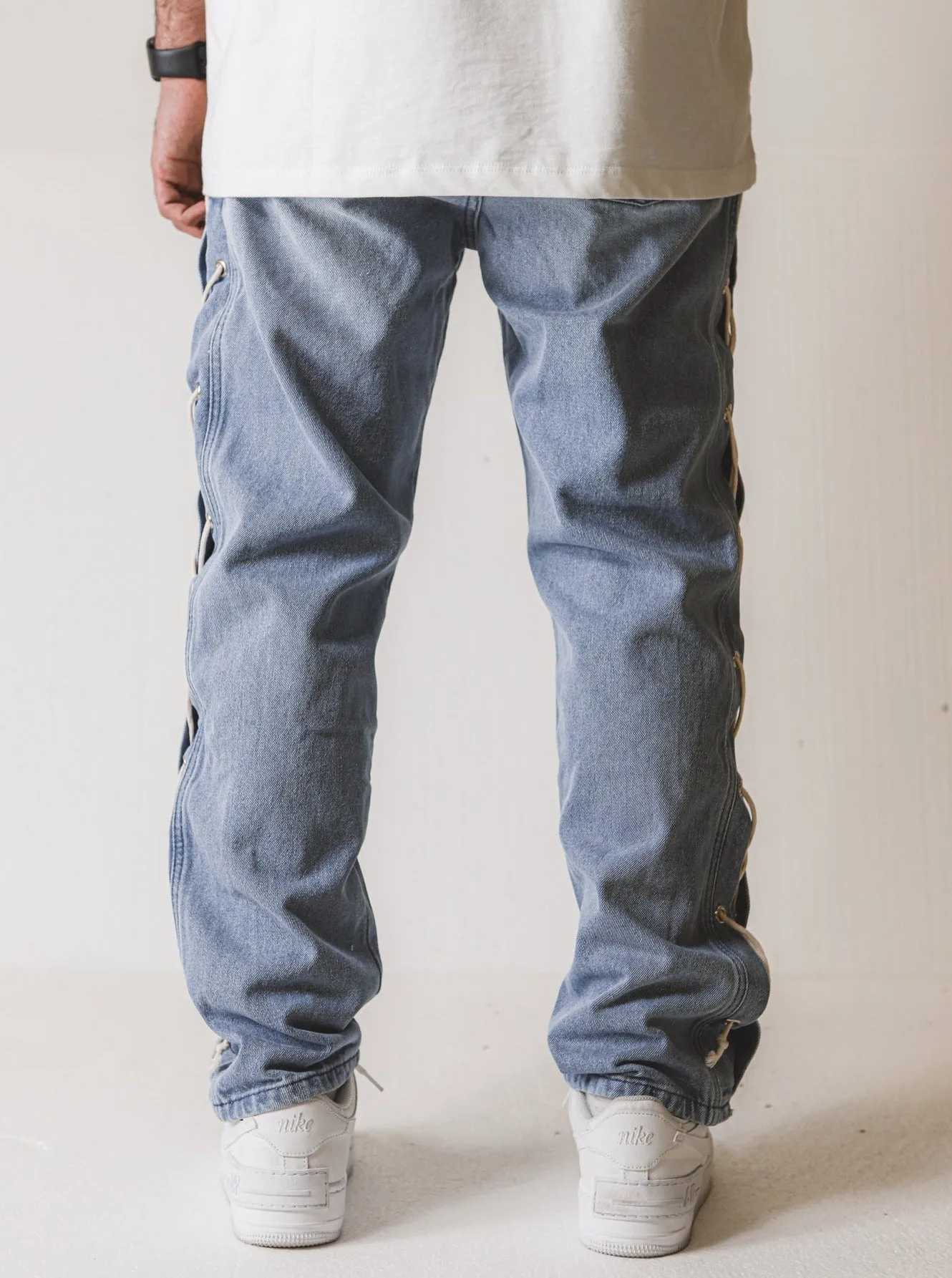 Premium Wide Fit Light Blue Jeans